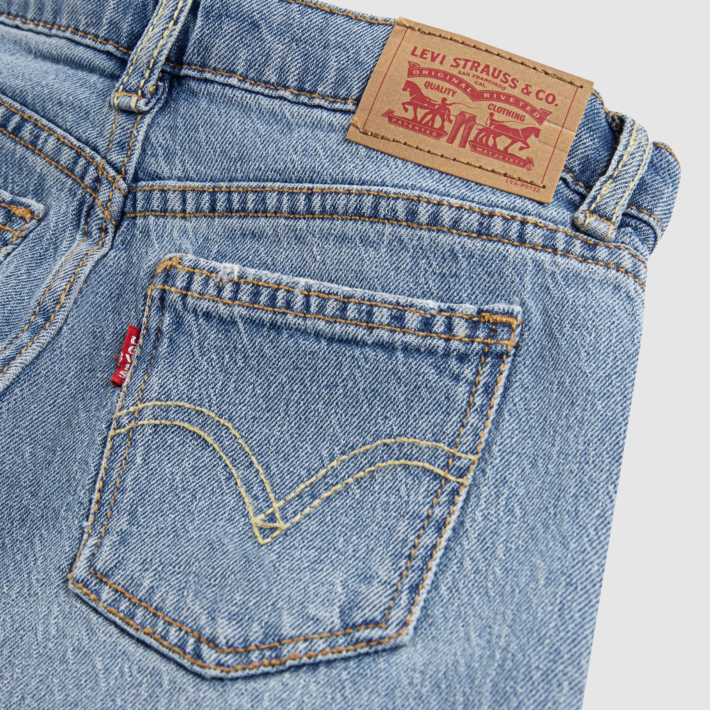 High Rise Baggy Denim Jeans Little Girls 4-6 4