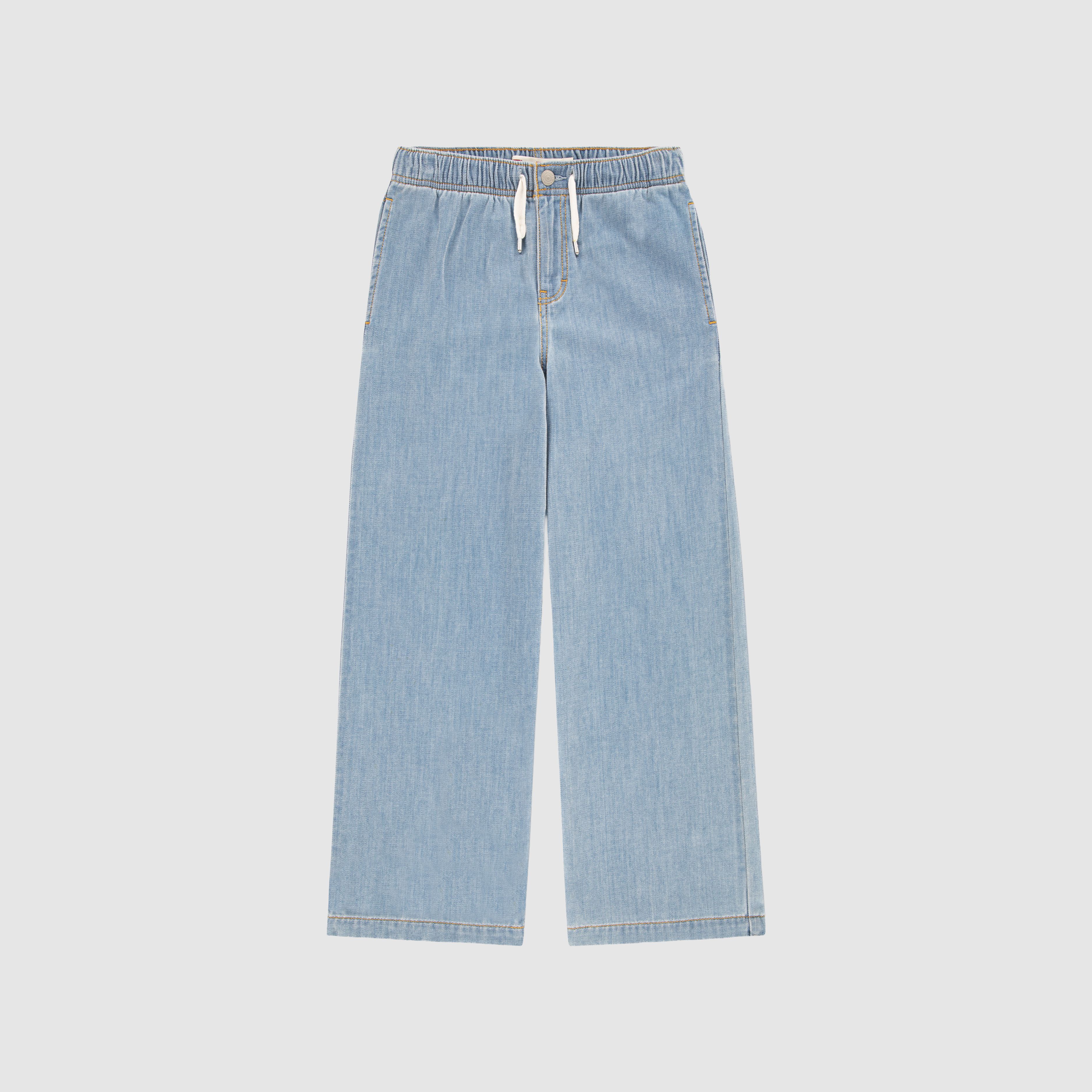 Luxe High Rise Baggy Denim Pants Big Girls 7-16 4