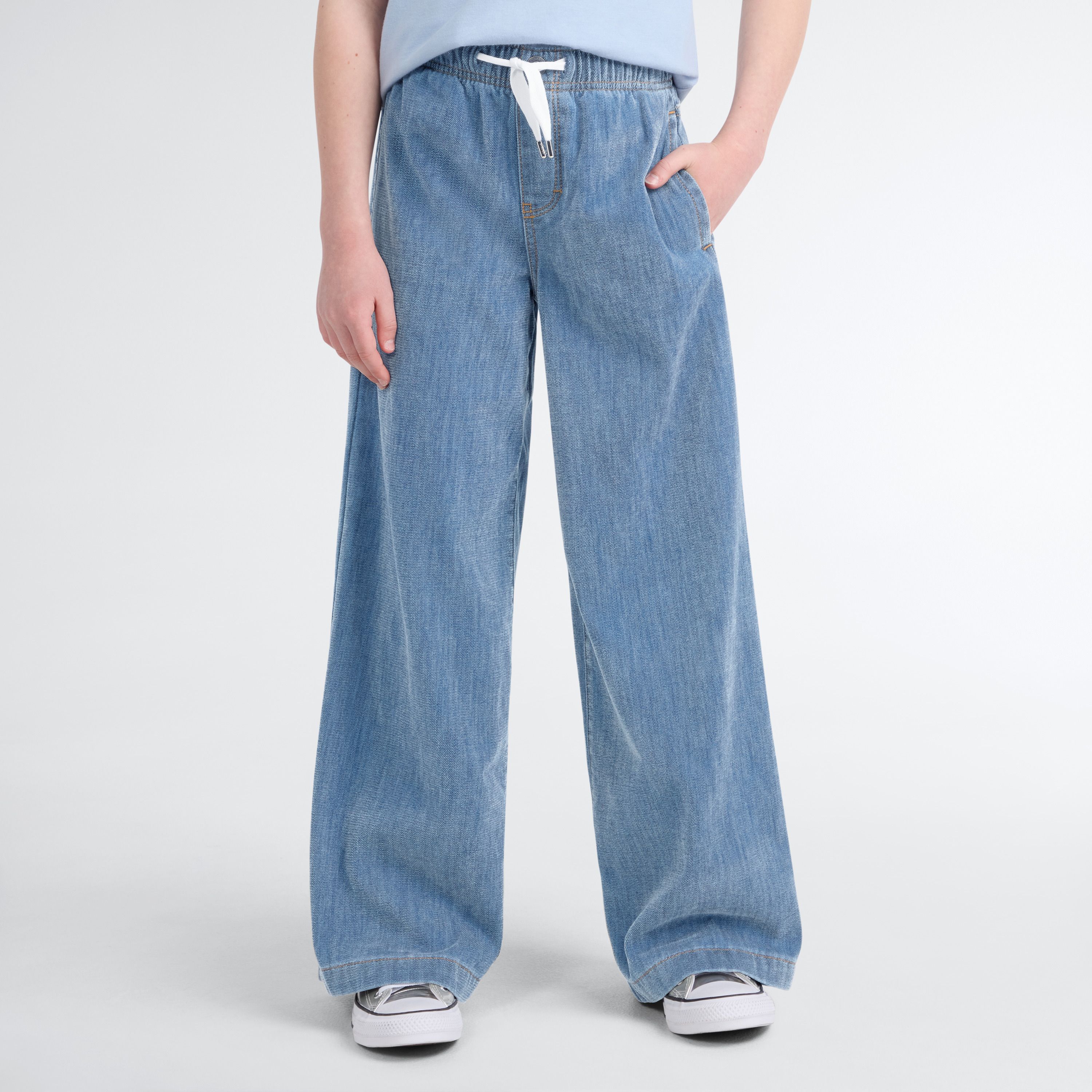 High Rise Baggy Jeans Big Girls 7-16 4