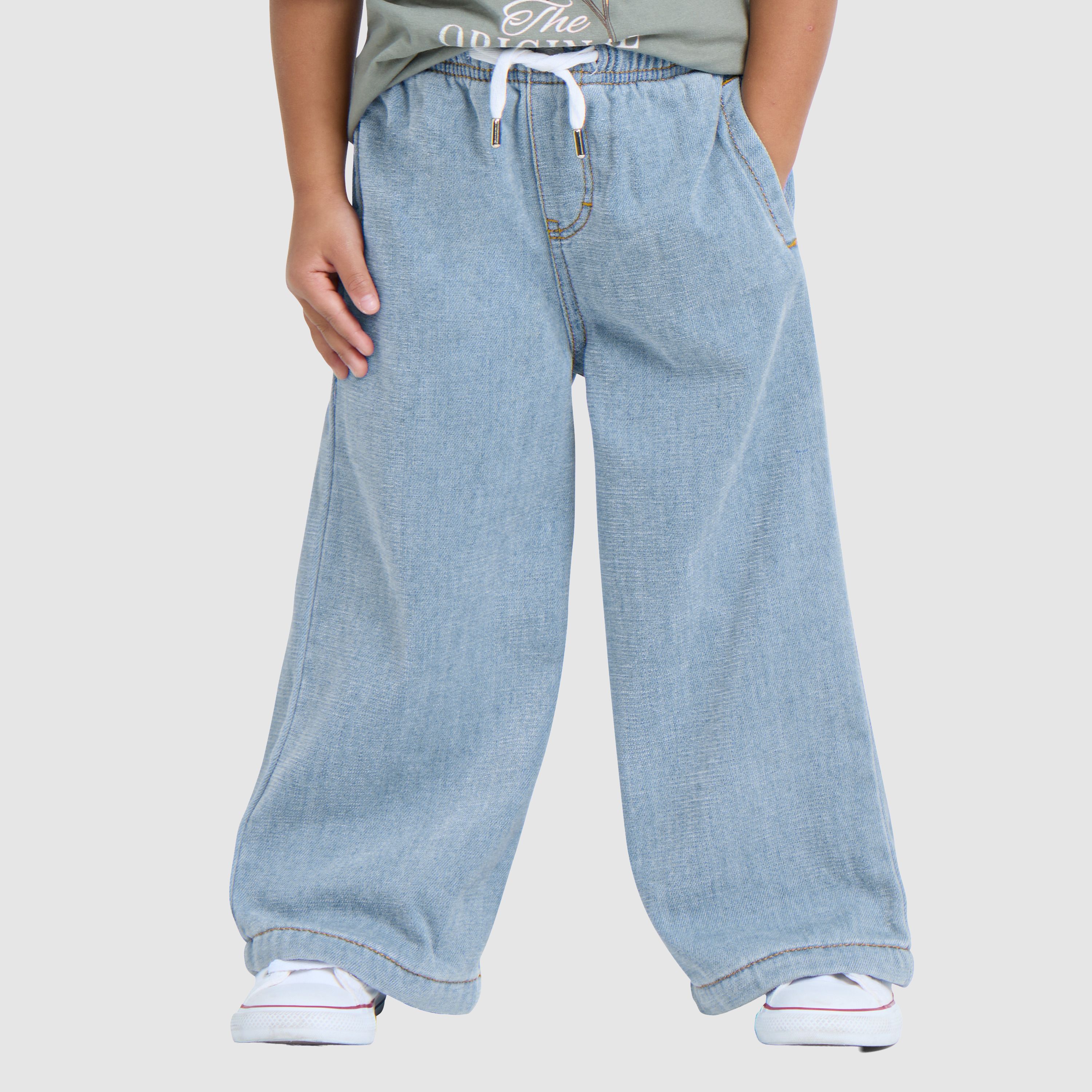 High Rise Baggy Jeans Toddler Girls 2T-4T 2