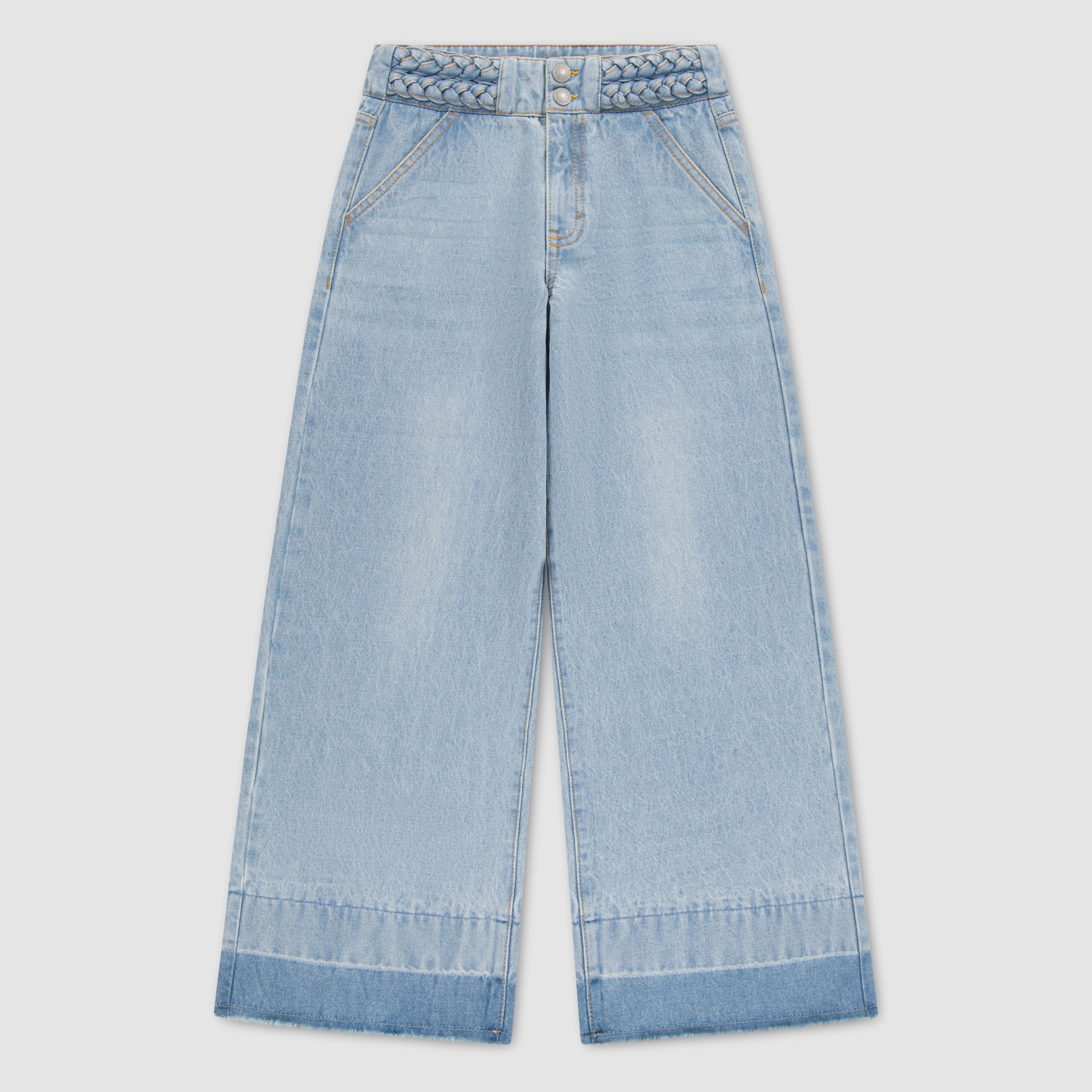 High Rise Baggy Jeans Little Girls 4-6X 1