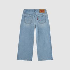 High Rise Baggy Jeans Little Girls 4-6X — Marin Babe - Medium Wash 2