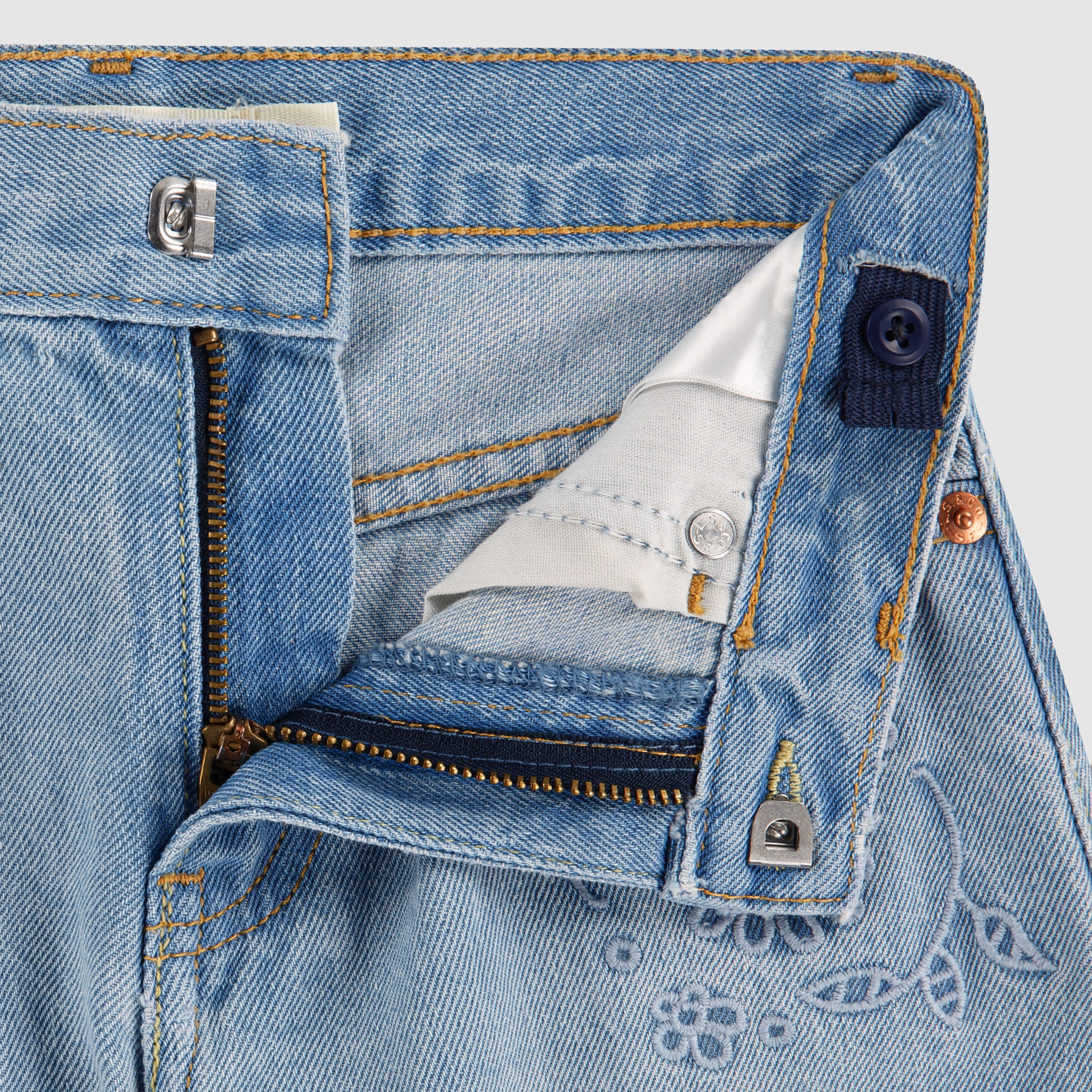 High Rise Baggy Jeans Little Girls 4-6X 3