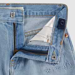 High Rise Baggy Jeans Little Girls 4-6X — Marin Babe - Medium Wash 3
