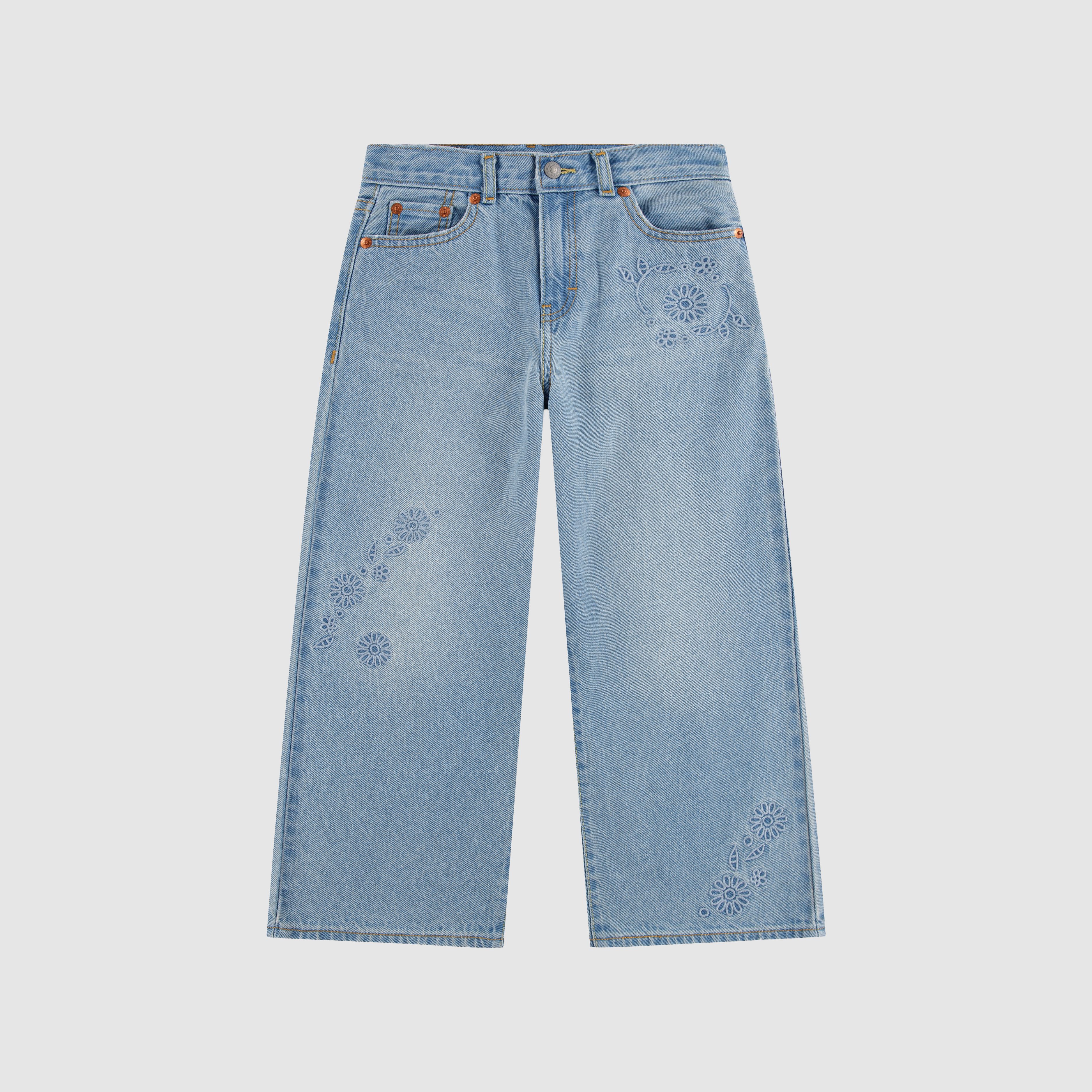High Rise Baggy Jeans Little Girls 4-6X 1