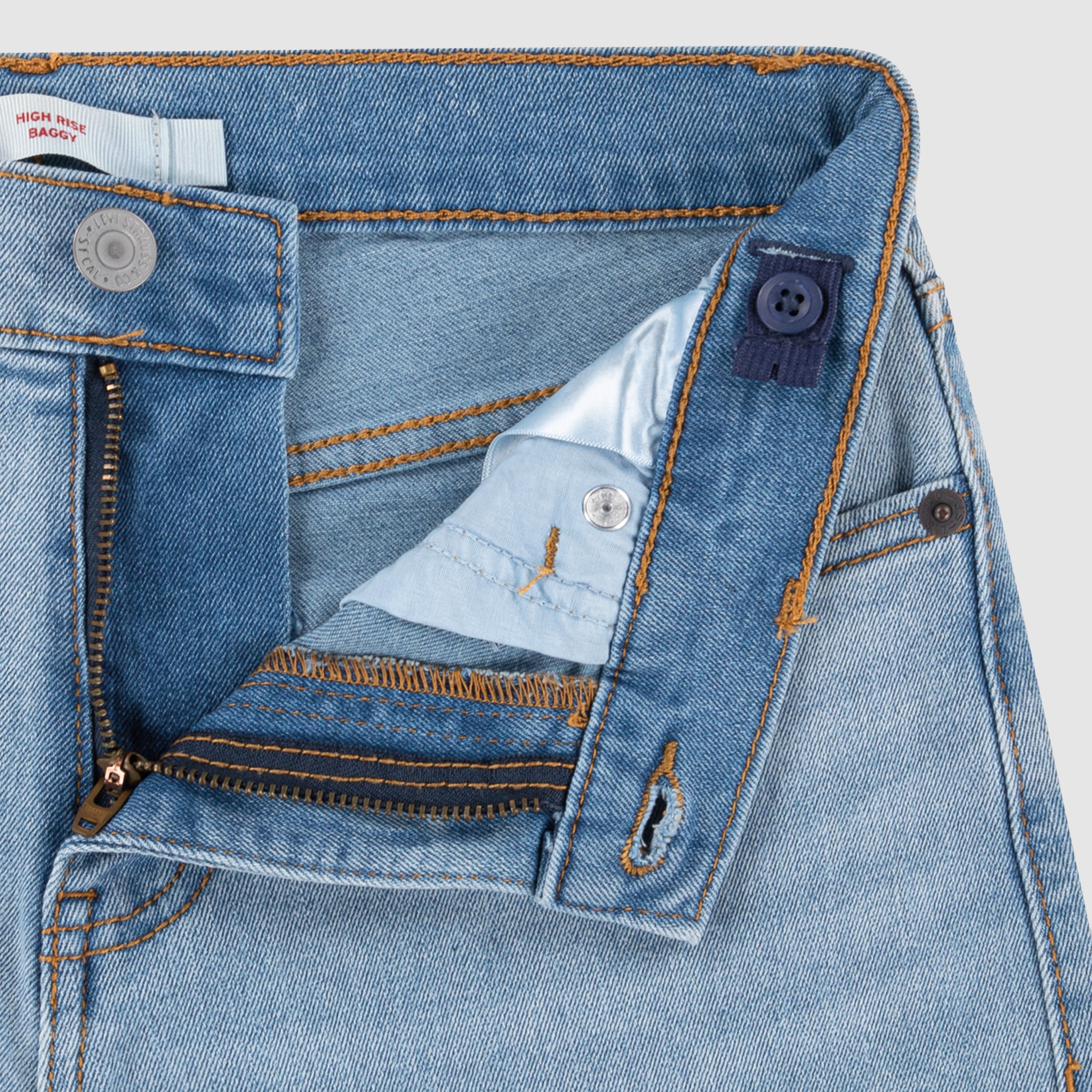 High Rise Baggy Jeans Big Girls 7-16 3