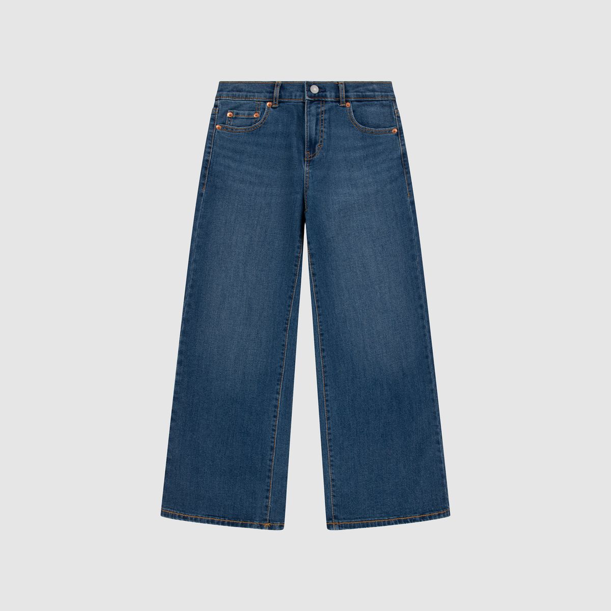 High Rise Baggy Jeans Big Girls 7-16 — Pacific Highway - Dark Wash
