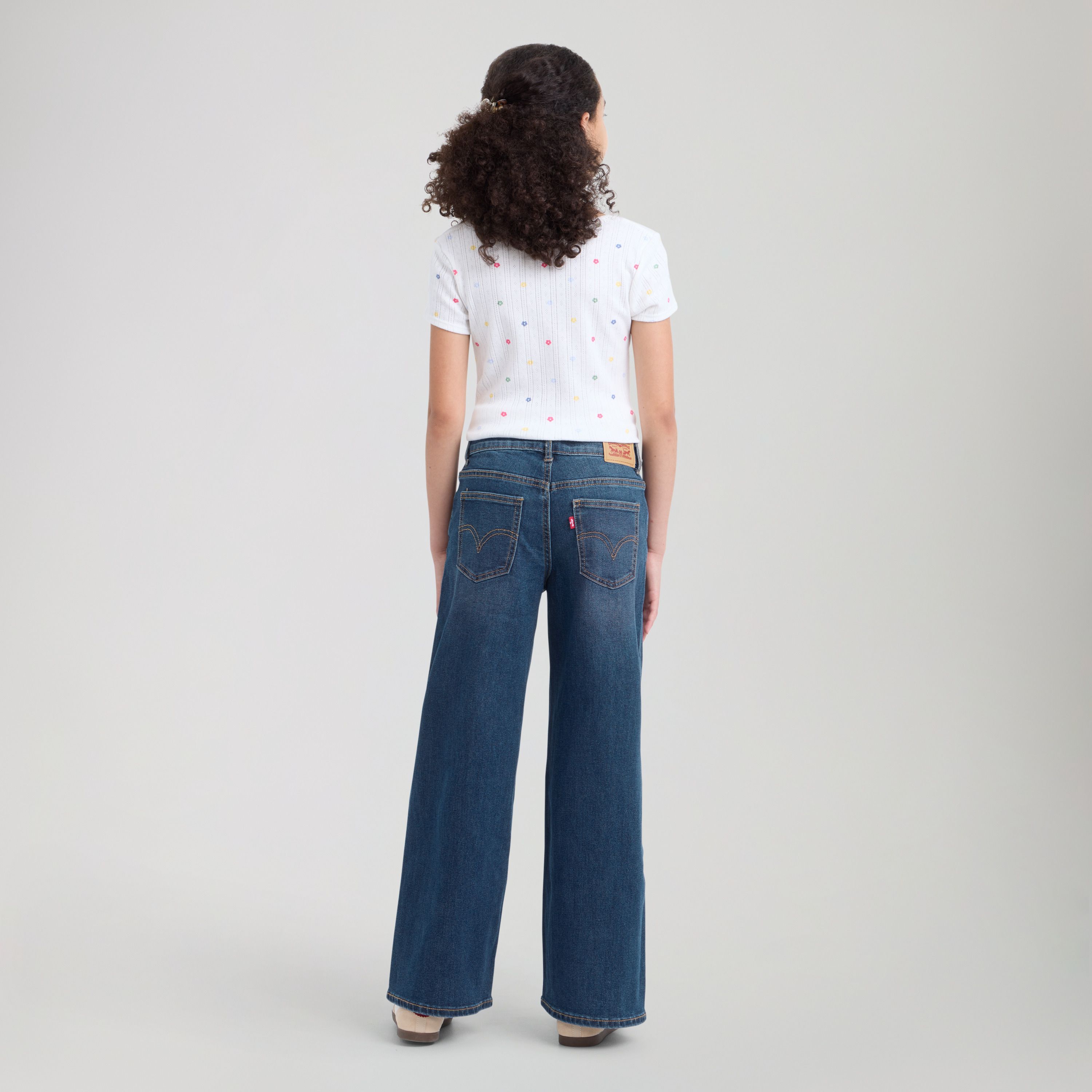 High Rise Baggy Jeans Big Girls 7-16 3