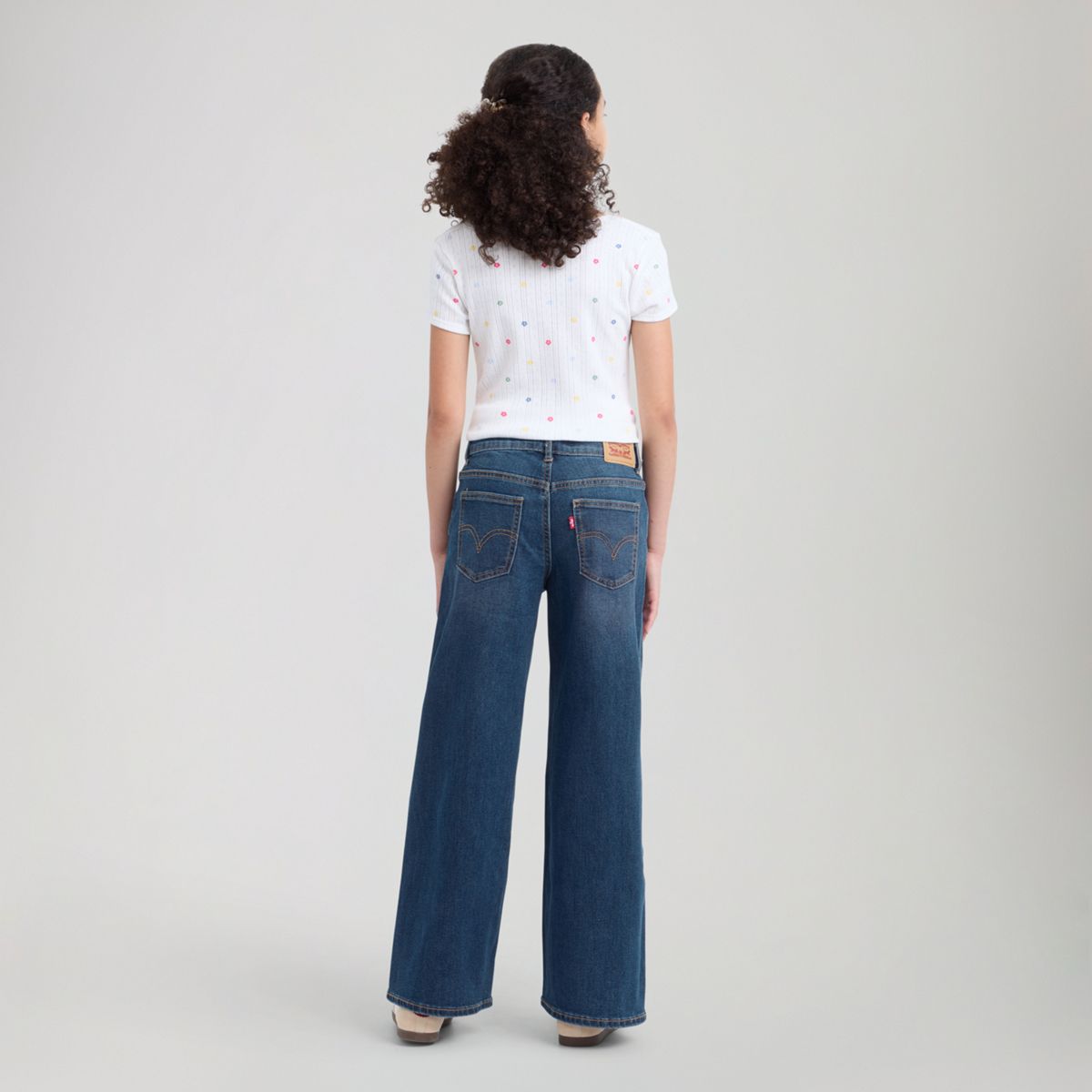 High Rise Baggy Jeans Big Girls 7-16 — Pacific Highway - Dark Wash