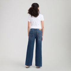 High Rise Baggy Jeans Big Girls 7-16 — Pacific Highway - Dark Wash 3