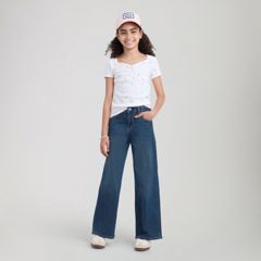 High Rise Baggy Jeans Big Girls 7-16 — Pacific Highway - Dark Wash 1
