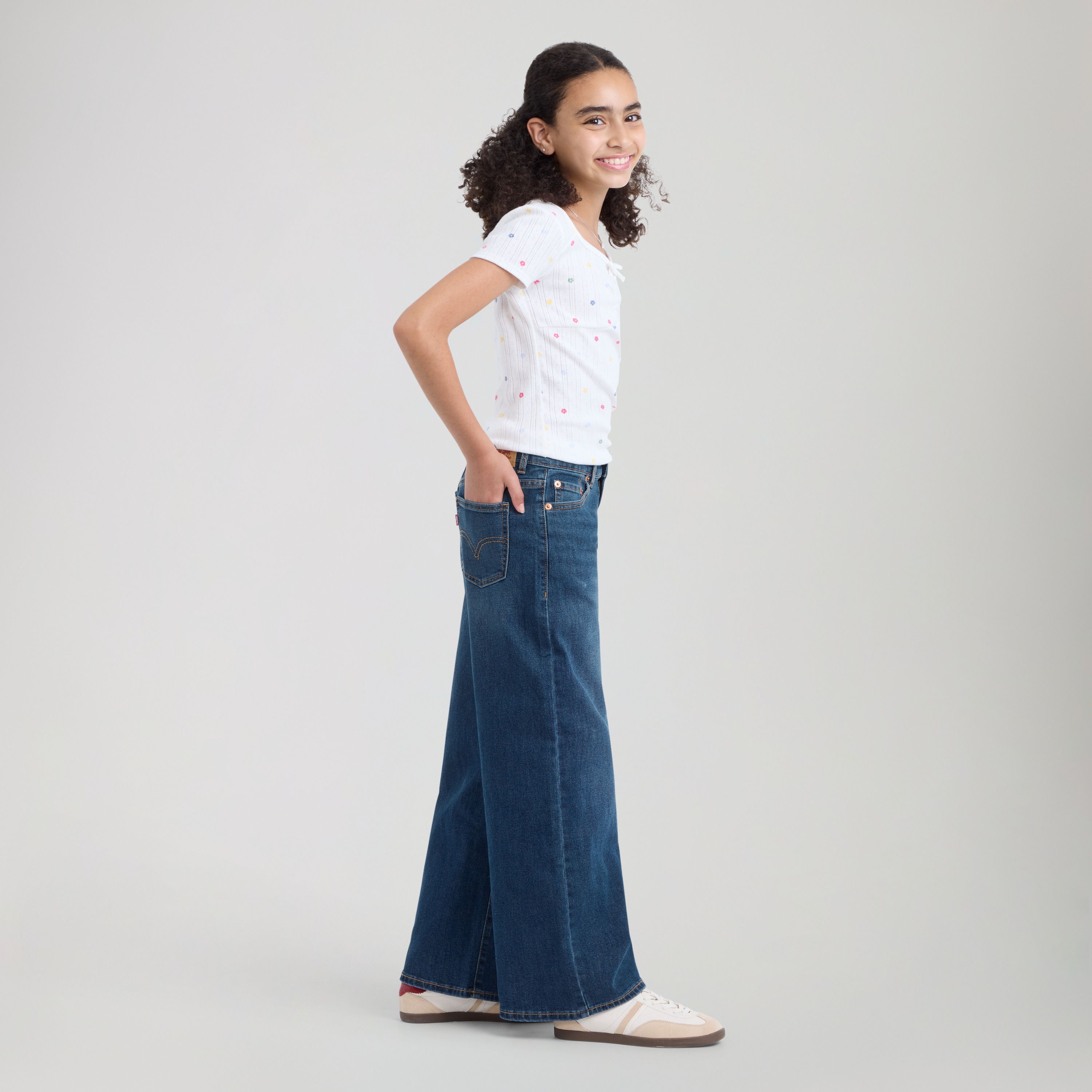 High Rise Baggy Jeans Big Girls 7-16 4
