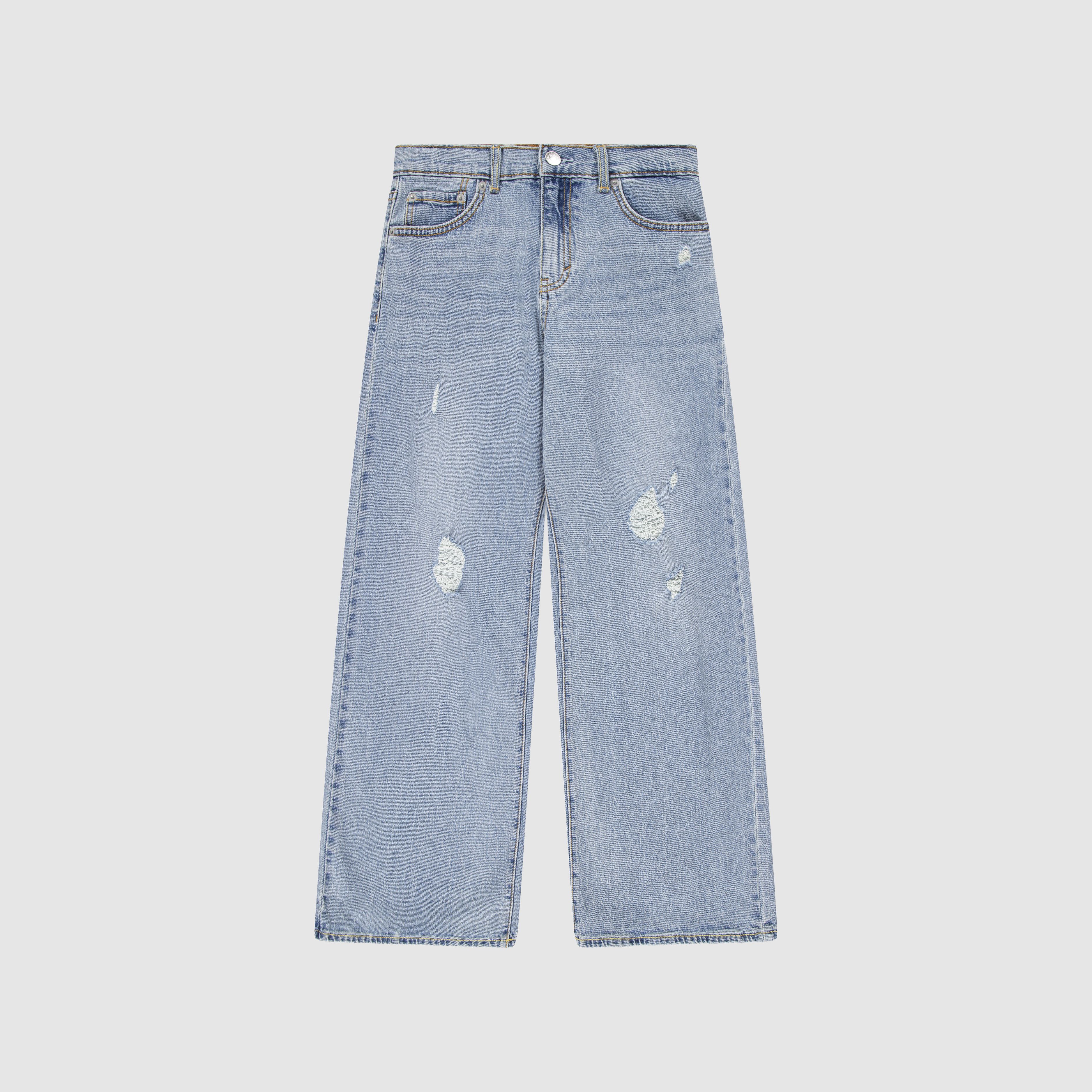 High Rise Baggy Jeans Big Girls 7-16 5