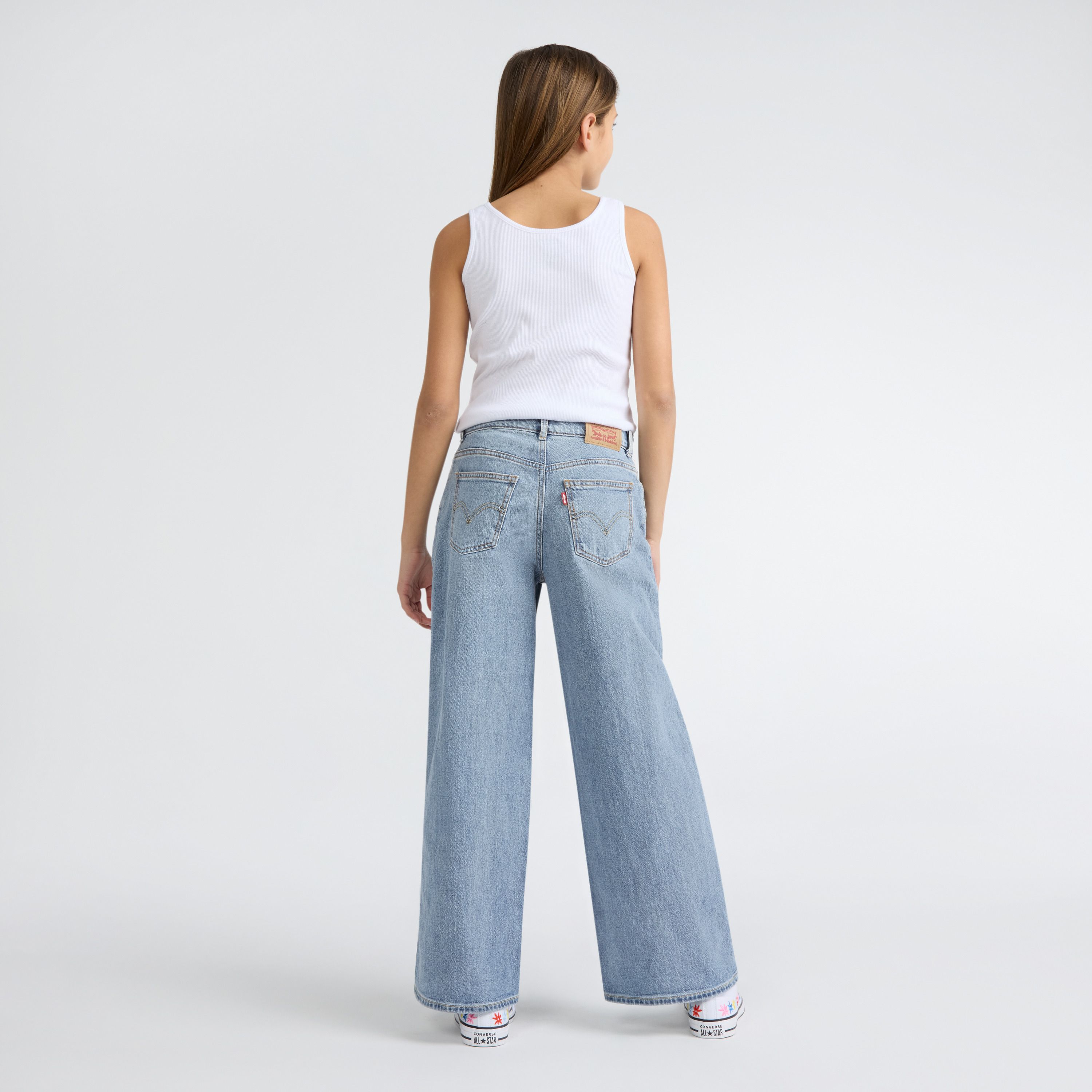 High Rise Baggy Jeans Big Girls 7-16 3