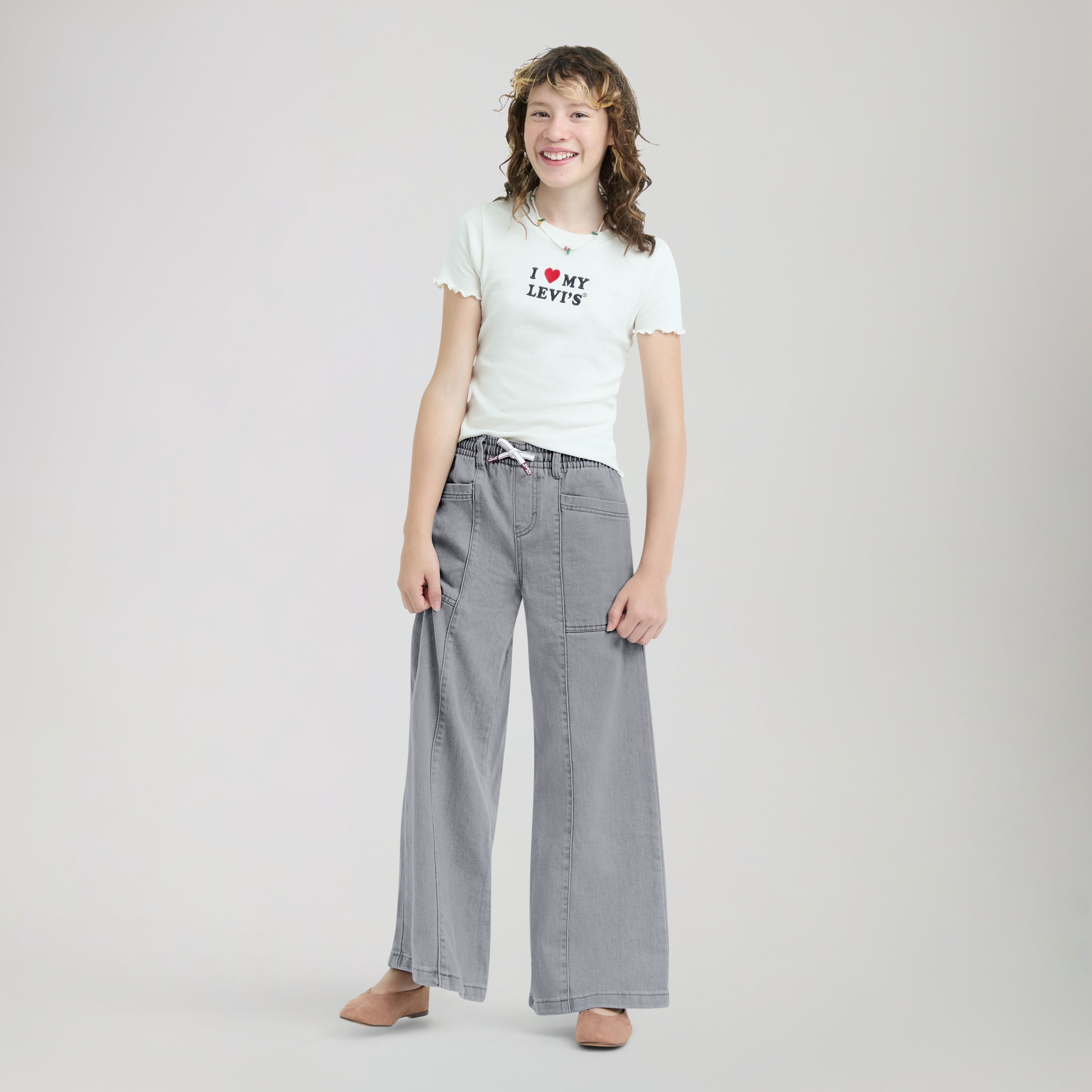 Pull-On '94 Baggy Wide Leg Big Girls 7-16 5