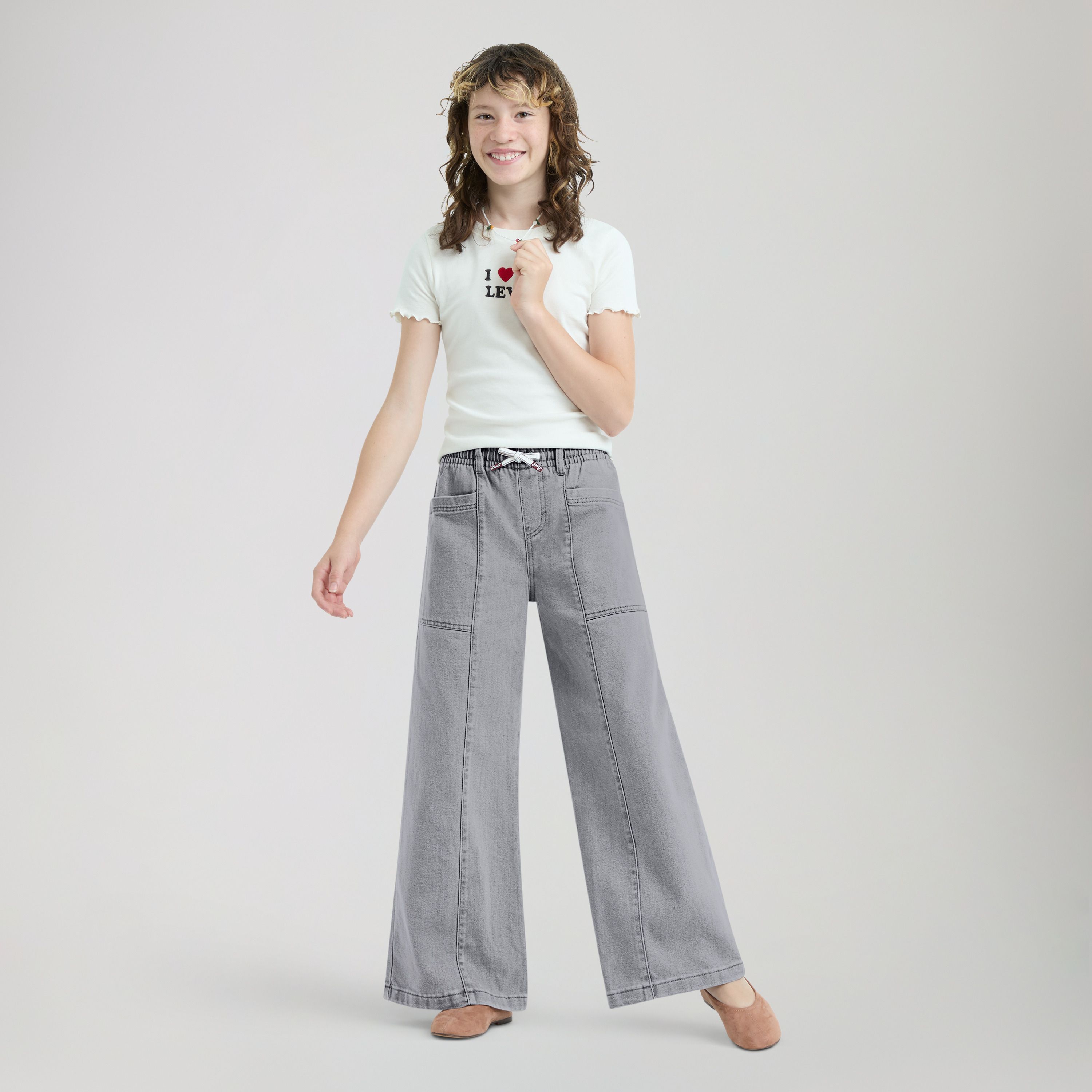 Pull-On '94 Baggy Wide Leg Big Girls 7-16 1