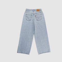 High Rise Baggy Jeans Little Girls 4-6X — Marin Babe - Medium Wash 2