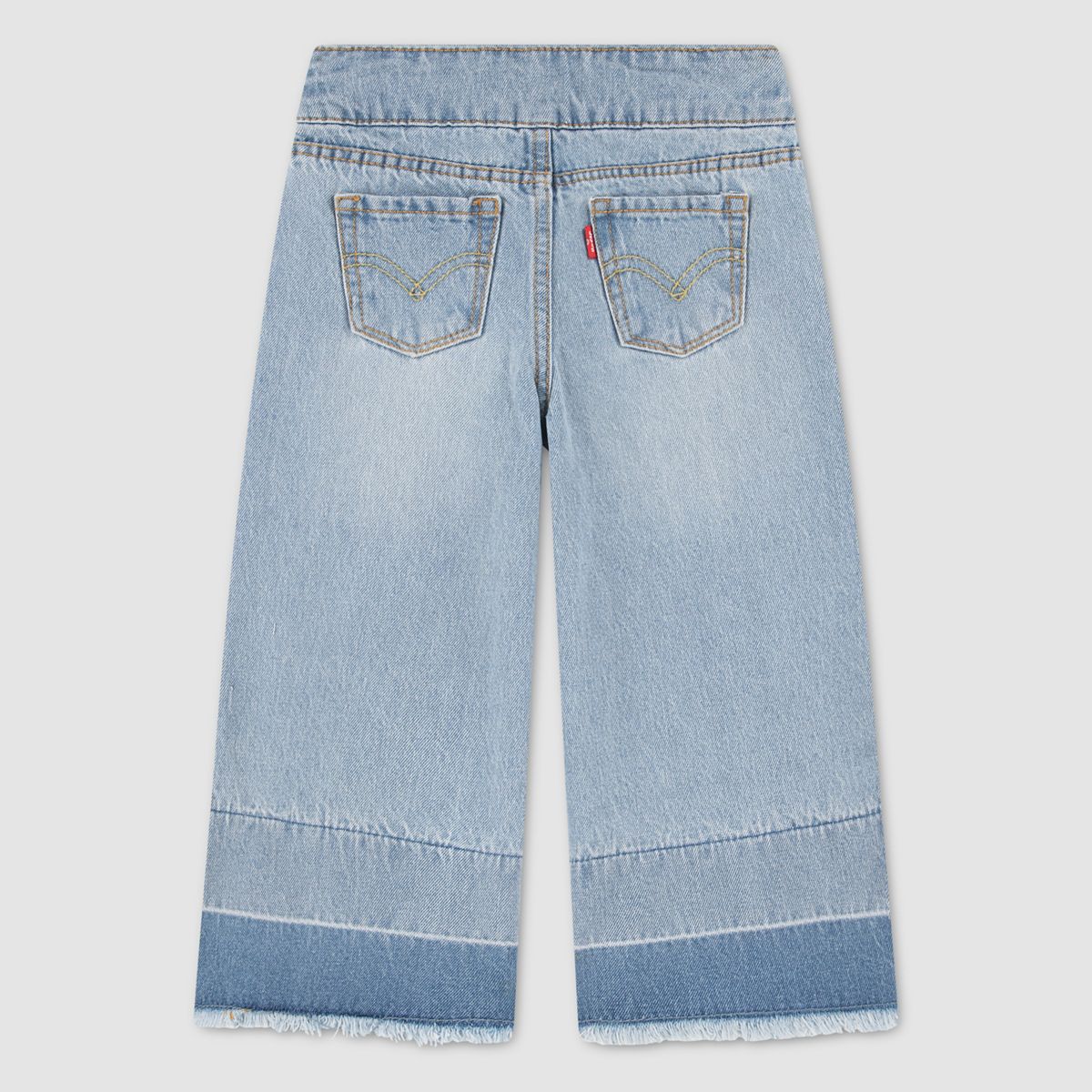 High Rise Baggy Jeans Toddler Girls 2T-4T — Hang Up - Light Wash