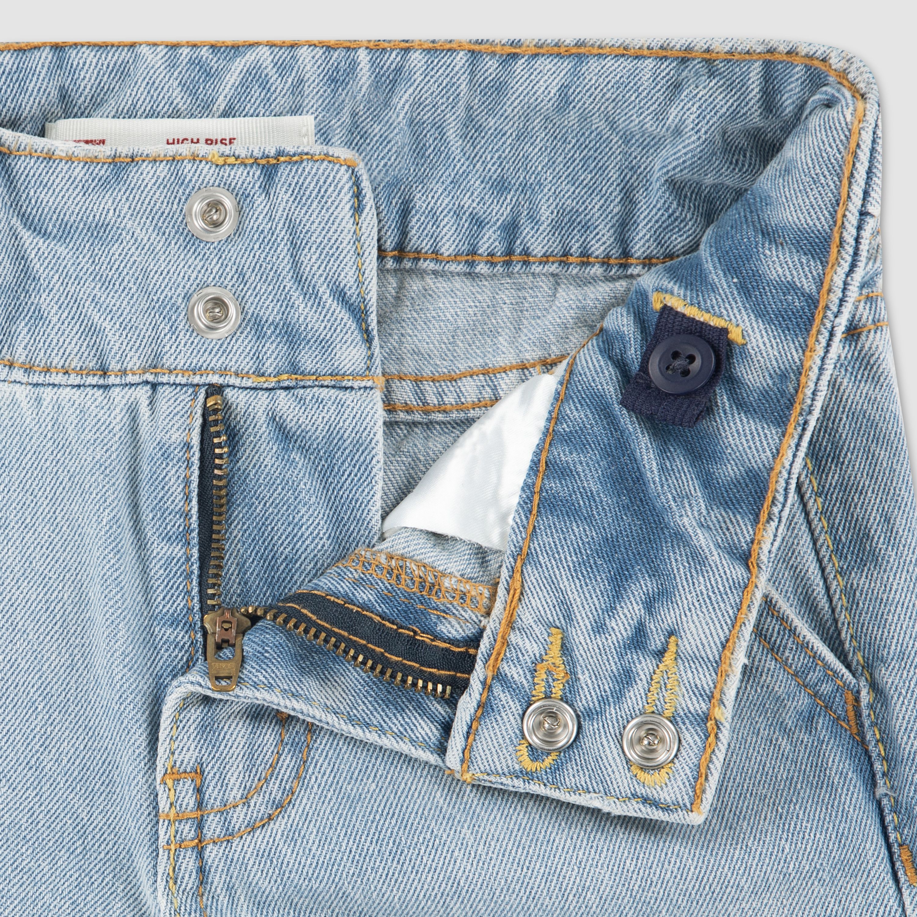 High Rise Baggy Jeans Toddler Girls 2T-4T 3