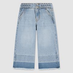 High Rise Baggy Jeans Toddler Girls 2T-4T — Hang Up - Light Wash 1