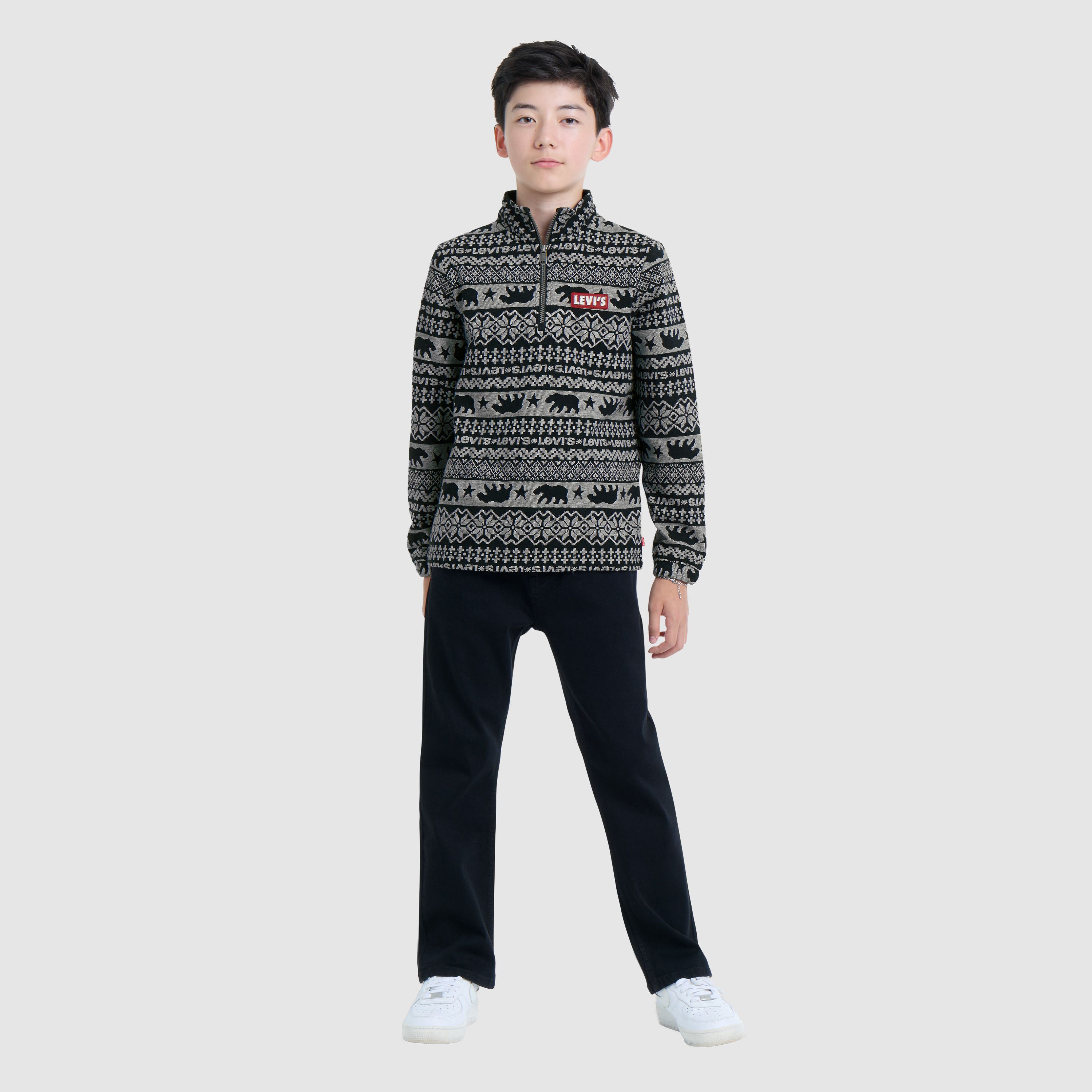 1/4 Zip Big Boys 8-20 1