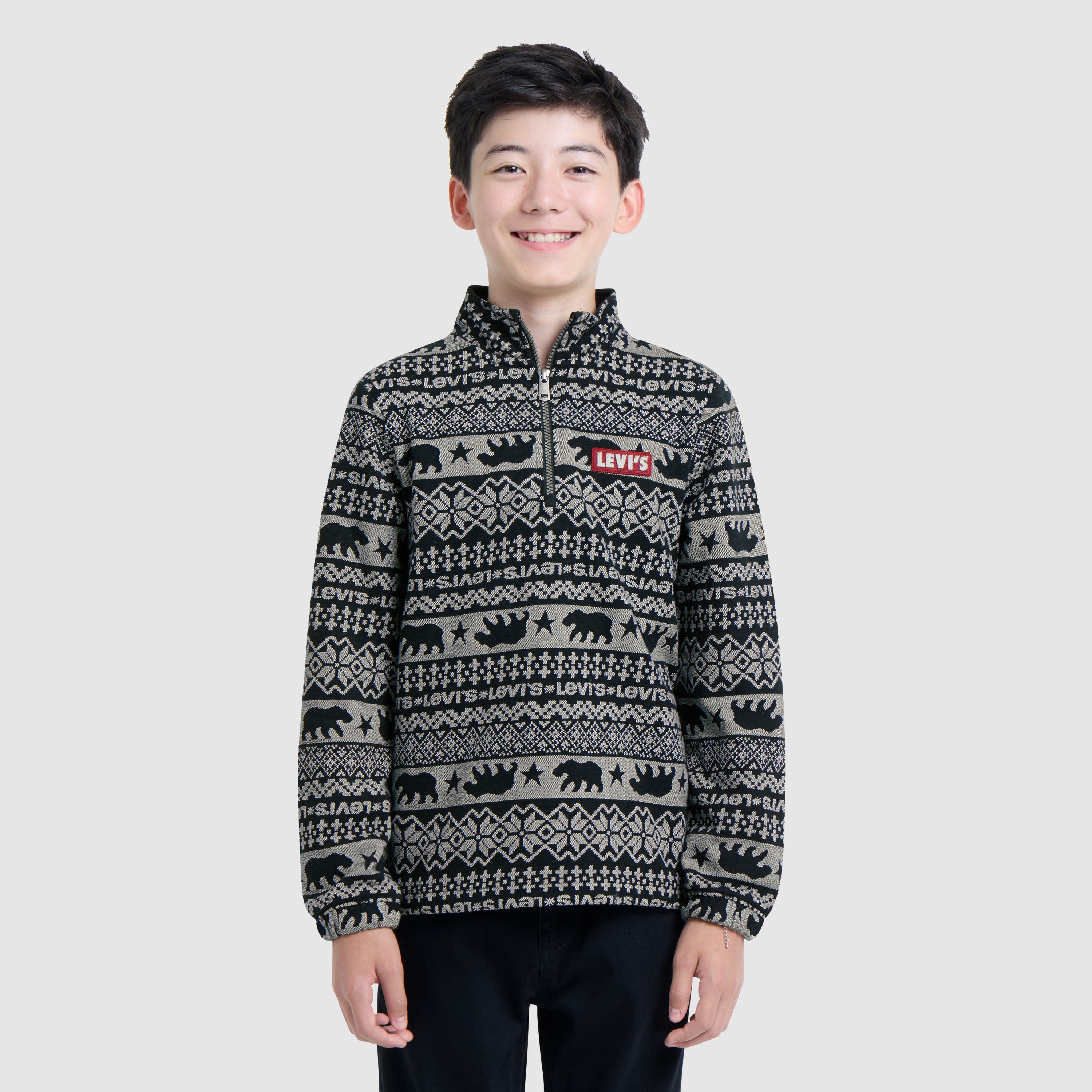 1/4 Zip Big Boys 8-20 2