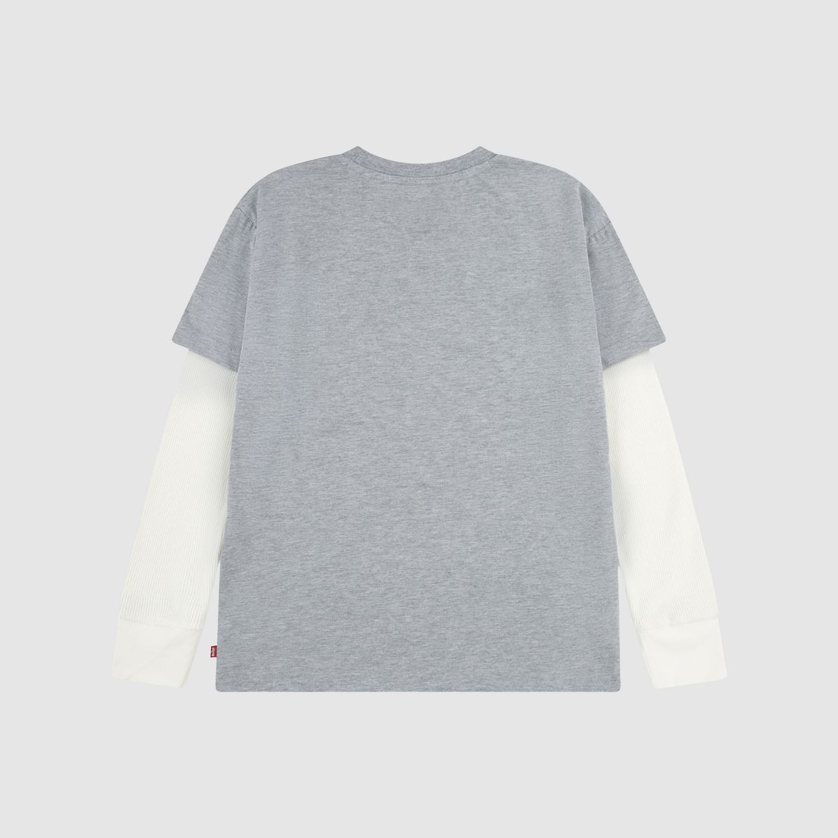 Twofer Graphic Tee Big Boys 8-20 — Grey Heather - Charcoal