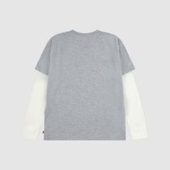 Twofer Graphic Tee Big Boys 8-20 — Grey Heather - Charcoal 5