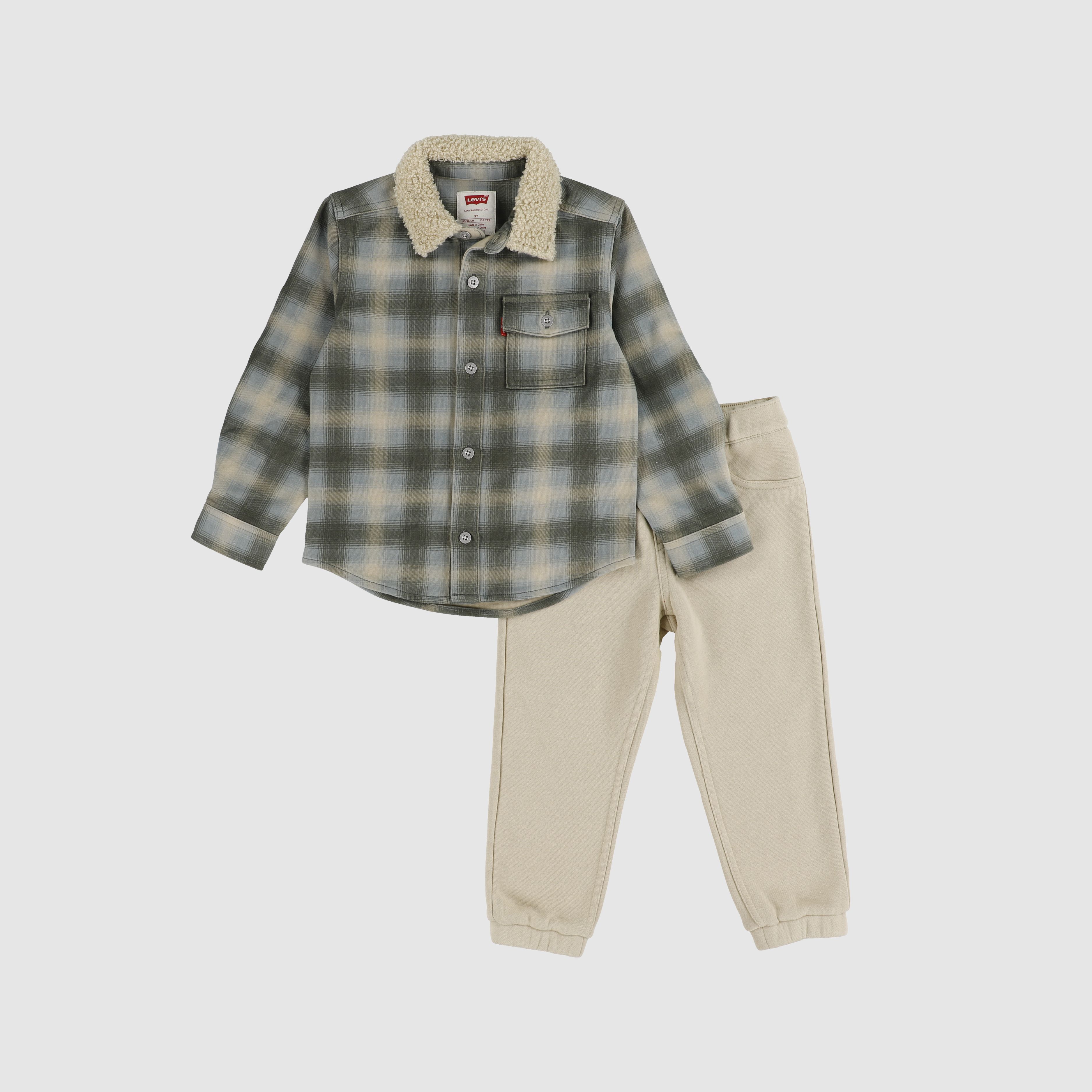 Plaid Set Toddler Boys 2T-4T 1