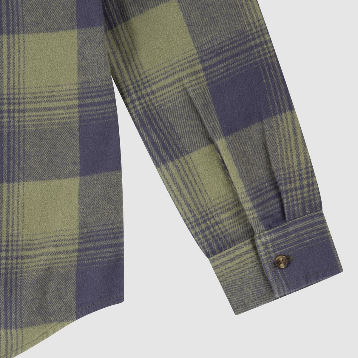 Plaid Flannel Shirt Big Boys 8-20 — Deep Lichen Green - Green