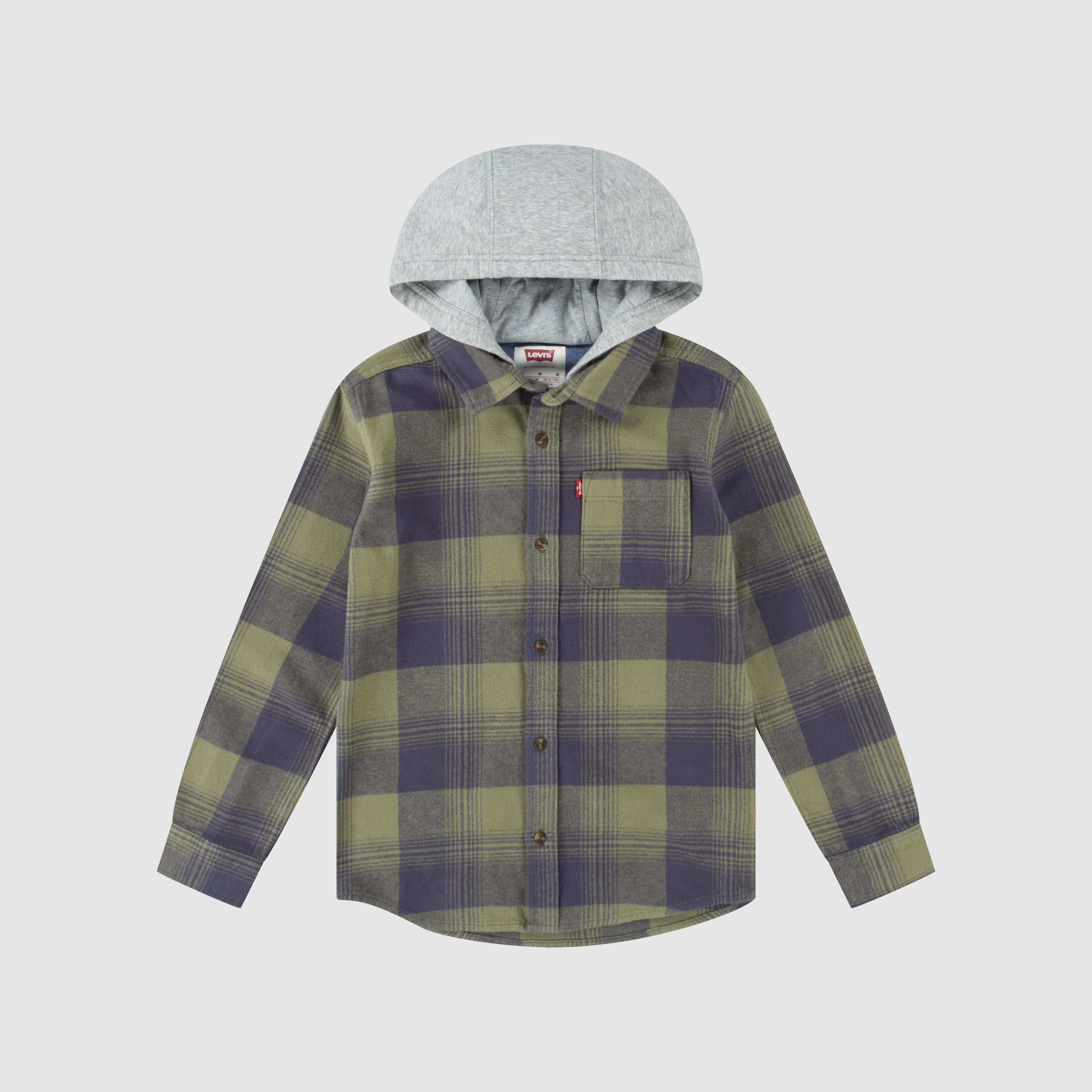 Plaid Flannel Shirt Big Boys 8-20 4