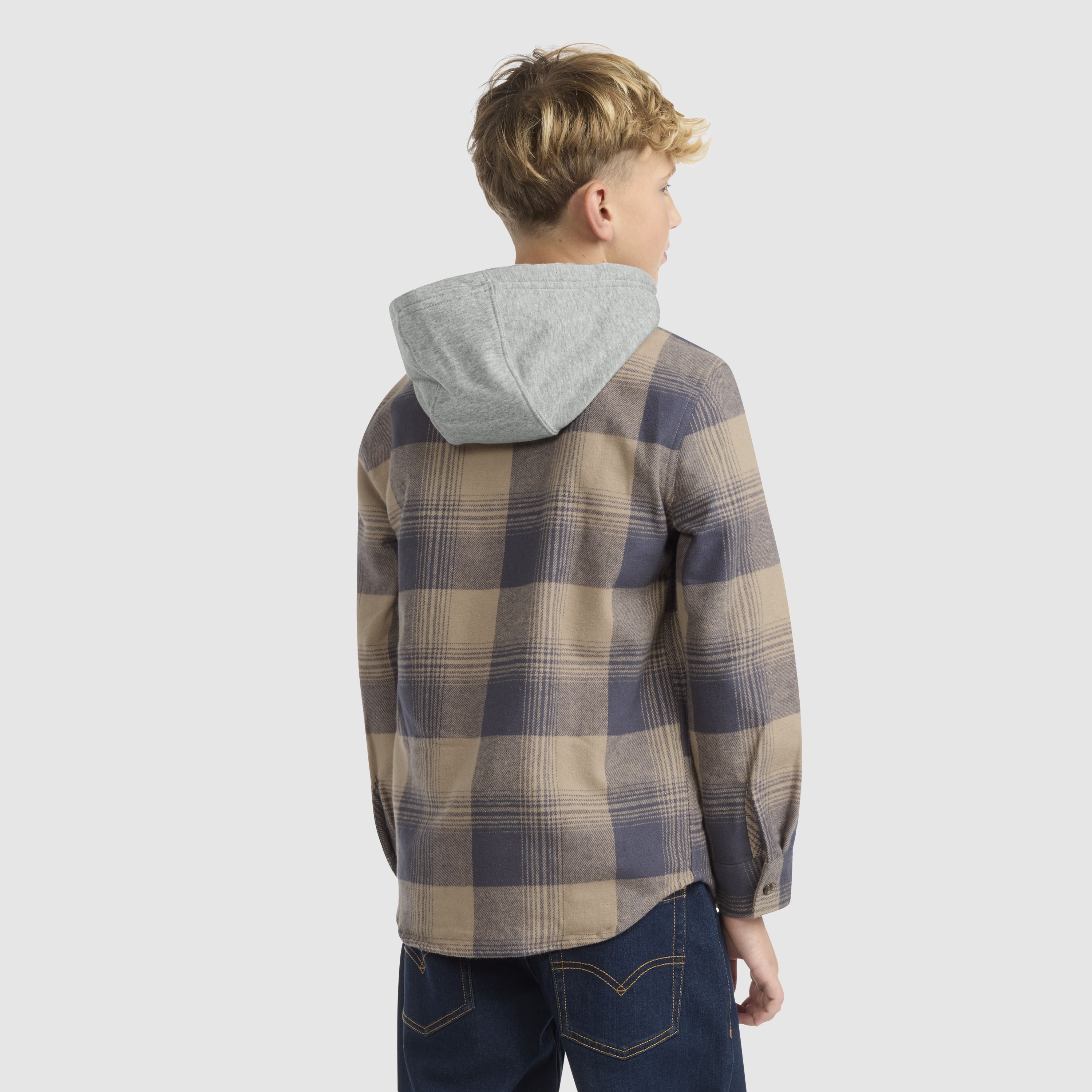Plaid Flannel Shirt Big Boys 8-20 3