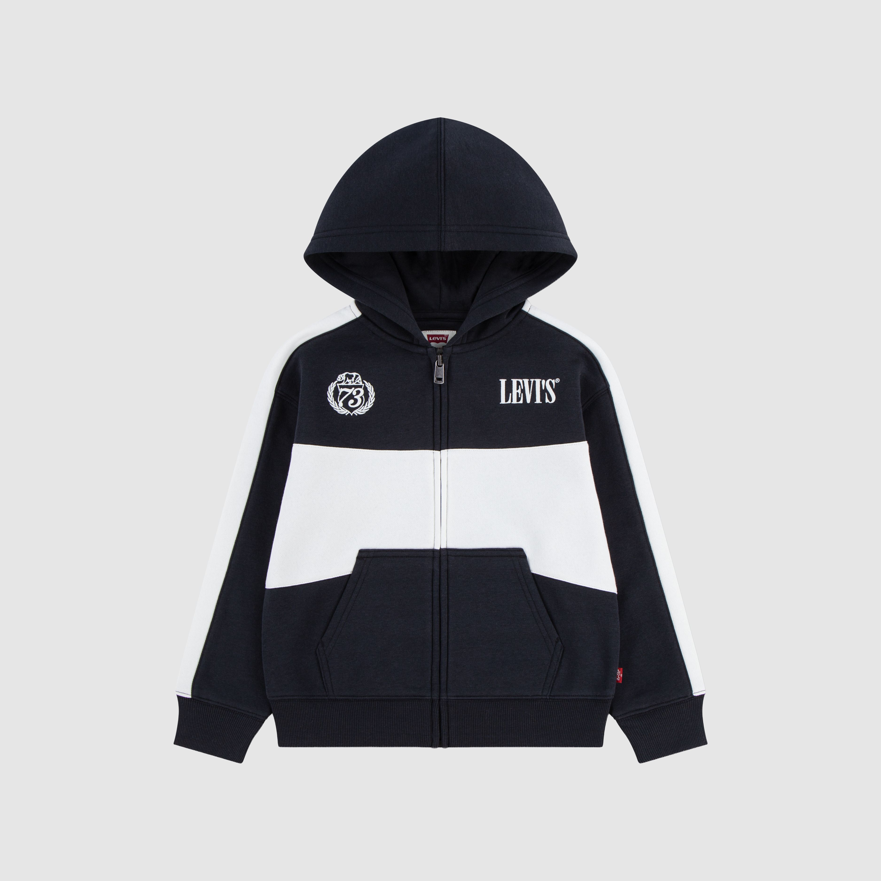Colorblock Full Zip Hoodie Little Boys 4-7 1