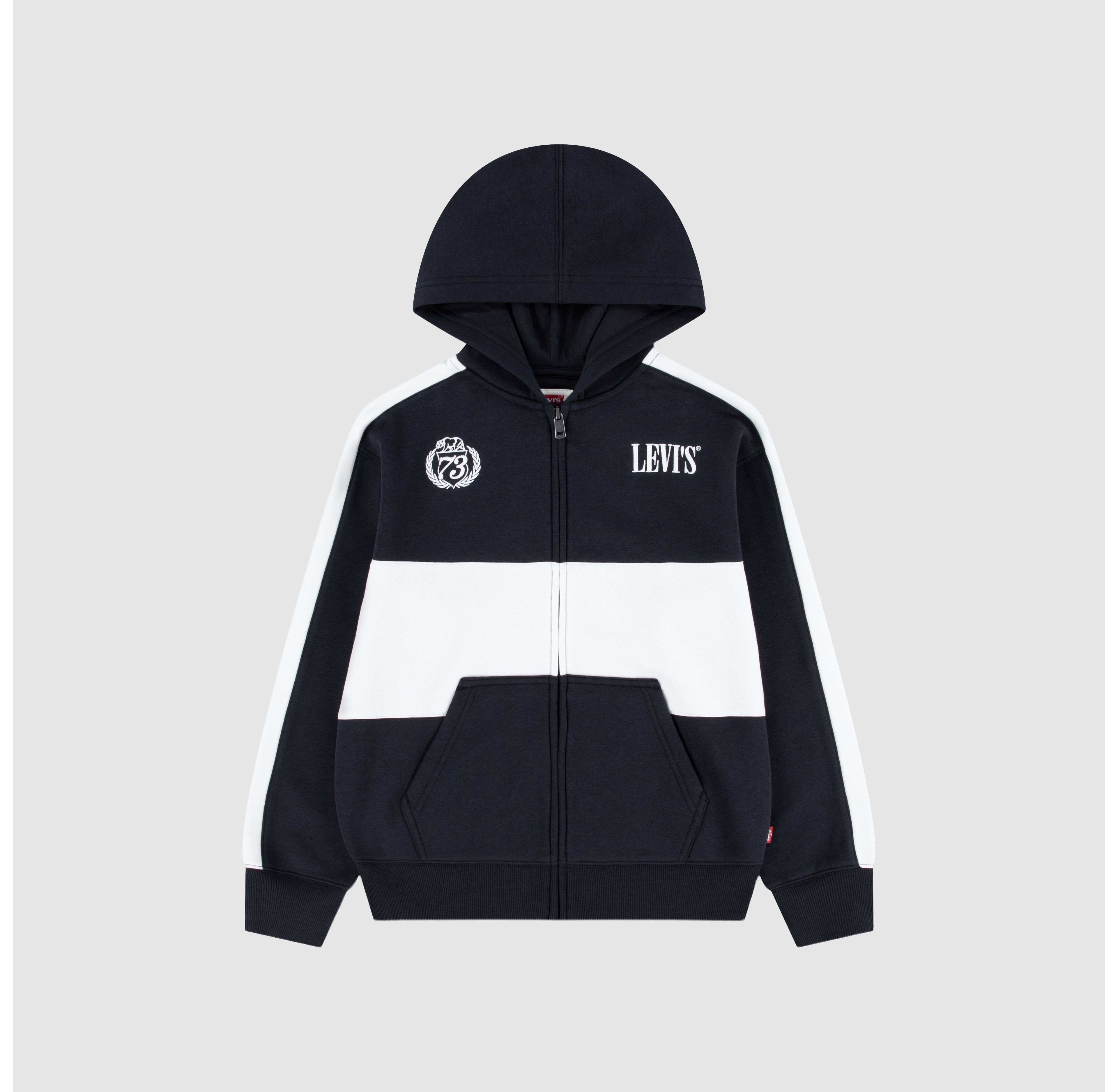 Colorblock Full Zip Hoodie Big Boys 8-20