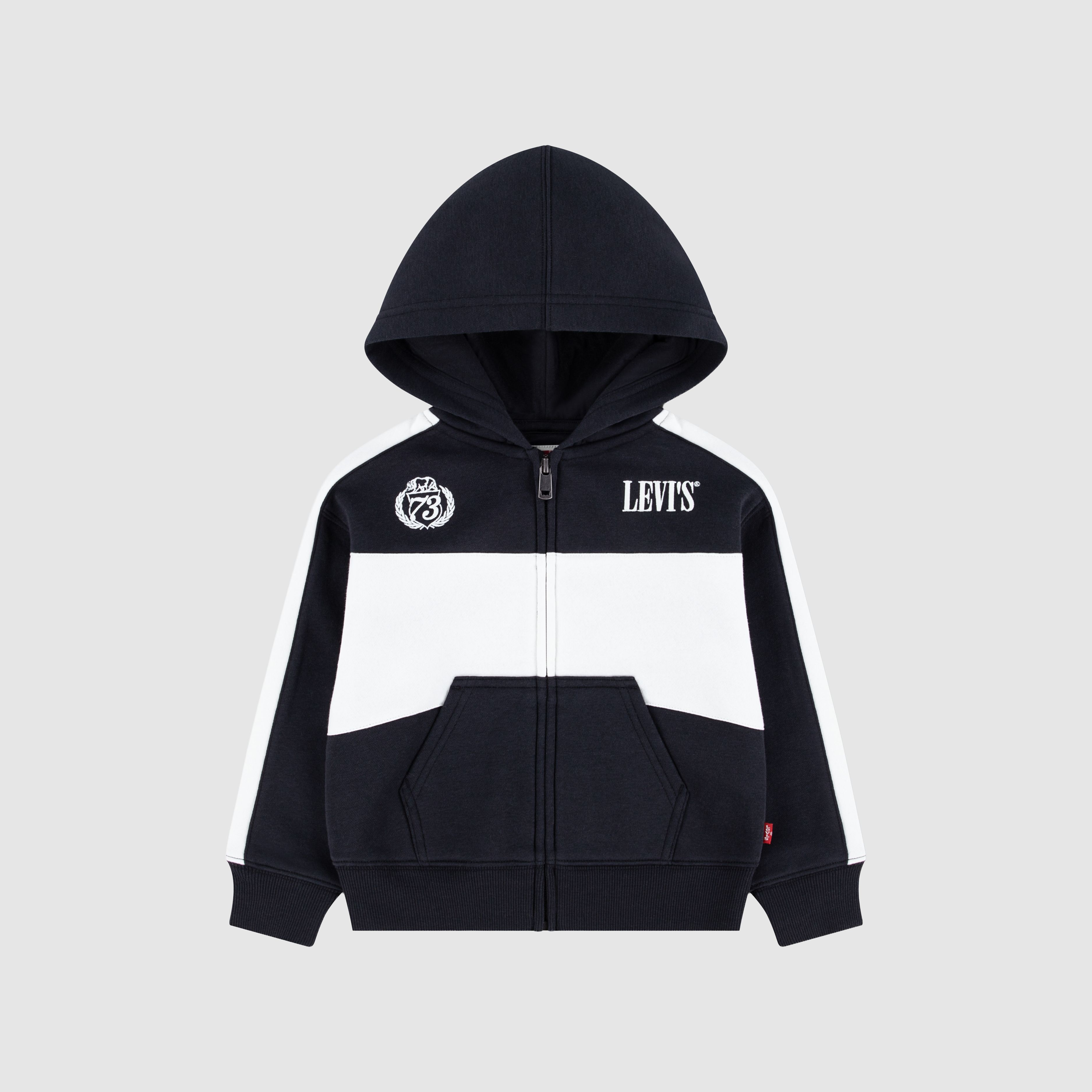 Colorblock Full Zip Hoodie Toddler Boys 2T-4T 1