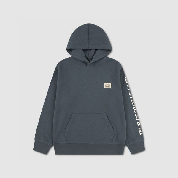Sleeve Hit Hoodie Little Boys 4-7 — Dark Slate - Grey