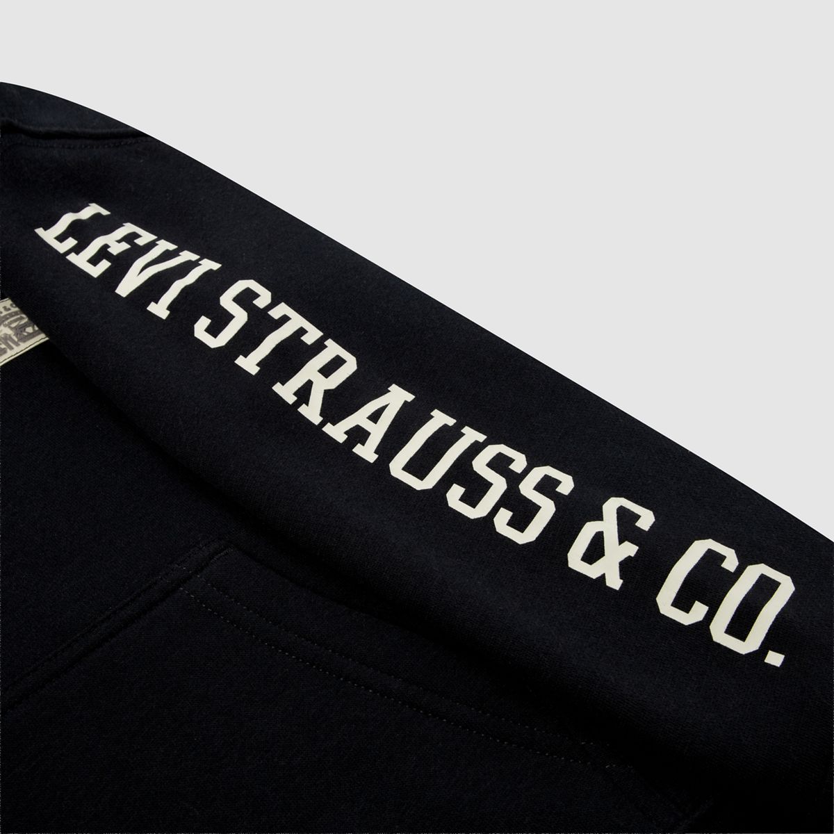 Sleeve Hit Hoodie Little Boys 4-7 — Jet Black - Black
