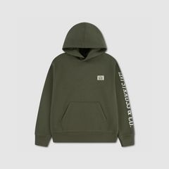 Sleeve Hit Hoodie Little Boys 4-7 — Olive Night - Green 1