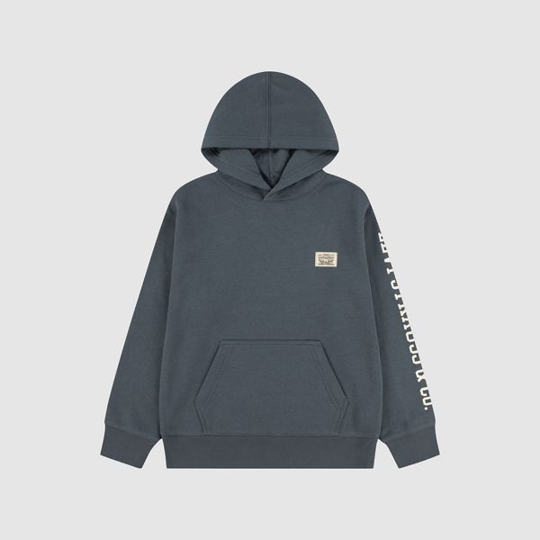 Sleeve Hit Hoodie Big Boys 8-20 — Dark Slate - Grey