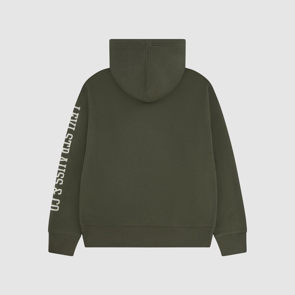 Sleeve Hit Hoodie Big Boys 8-20 — Olive Night - Green