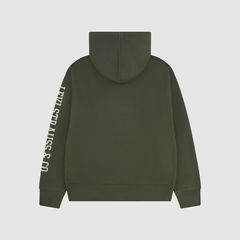 Sleeve Hit Hoodie Big Boys 8-20 — Olive Night - Green 5