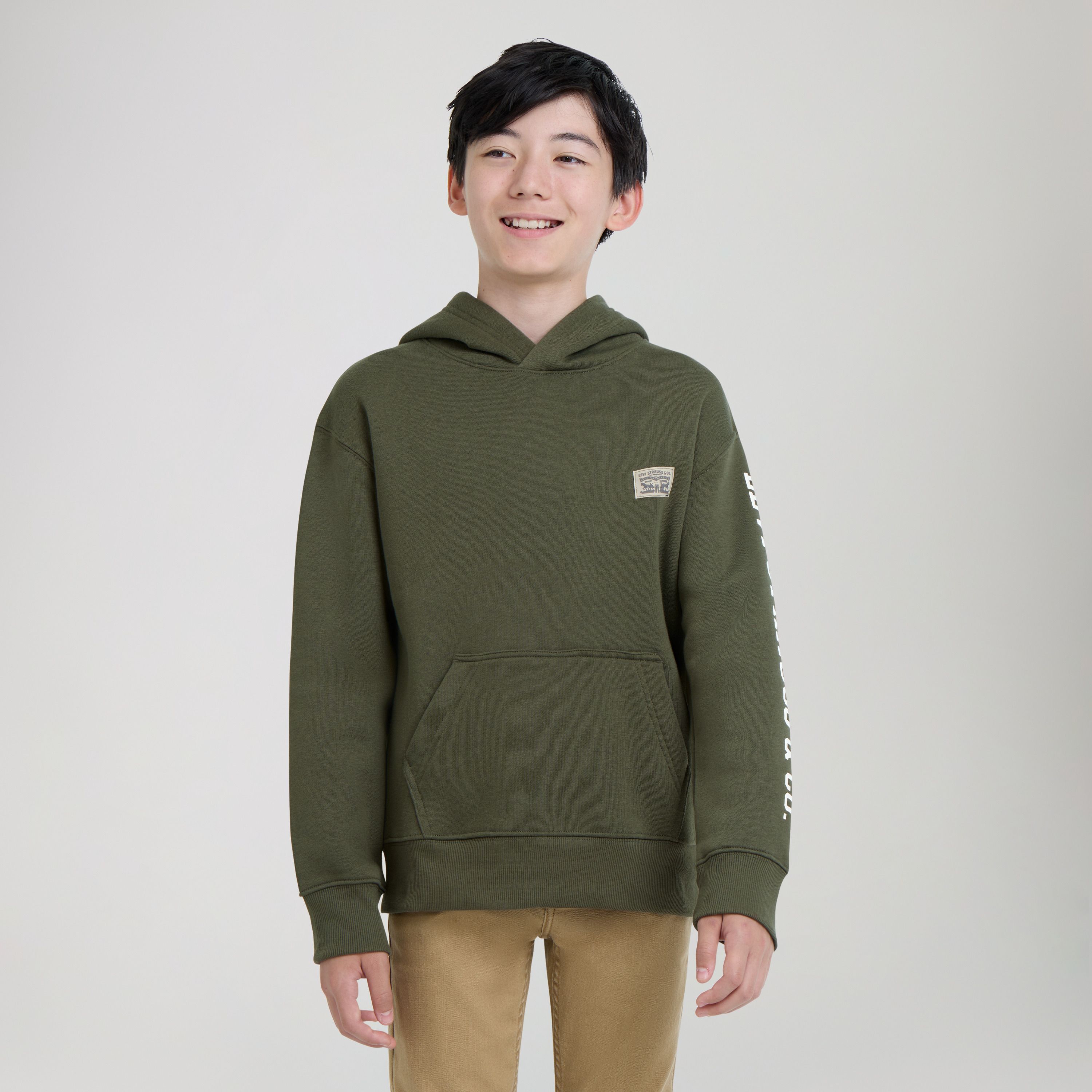 Sleeve Hit Hoodie Big Boys 8-20 4