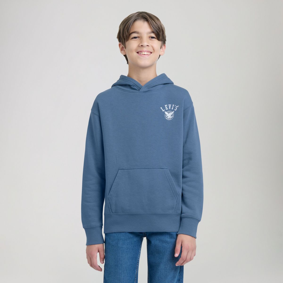 The Original Vintage Hoodie Big Boys 8-20 — Moonlight Blue - Blue