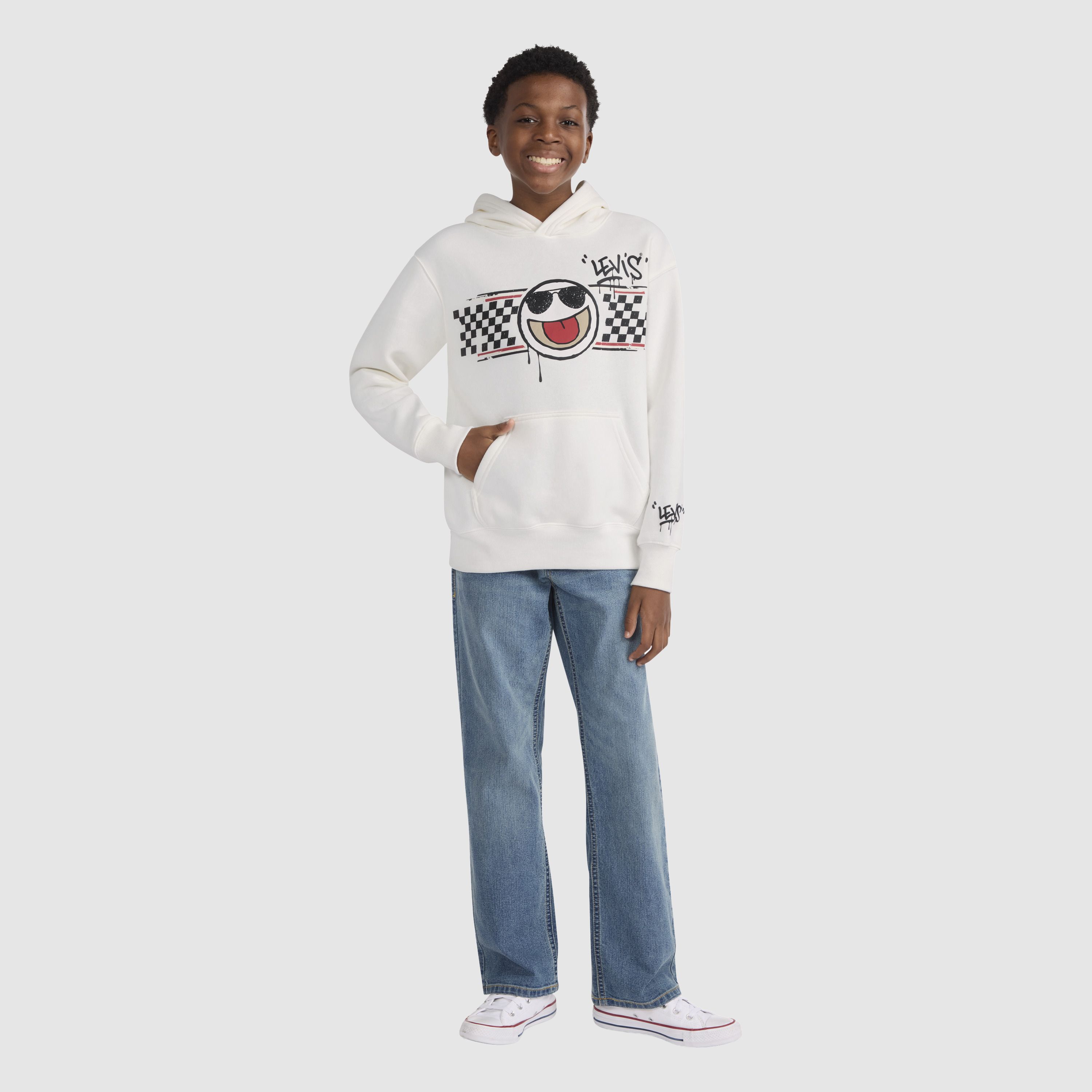 Street Style Hoodie Big Boys 8-20 1