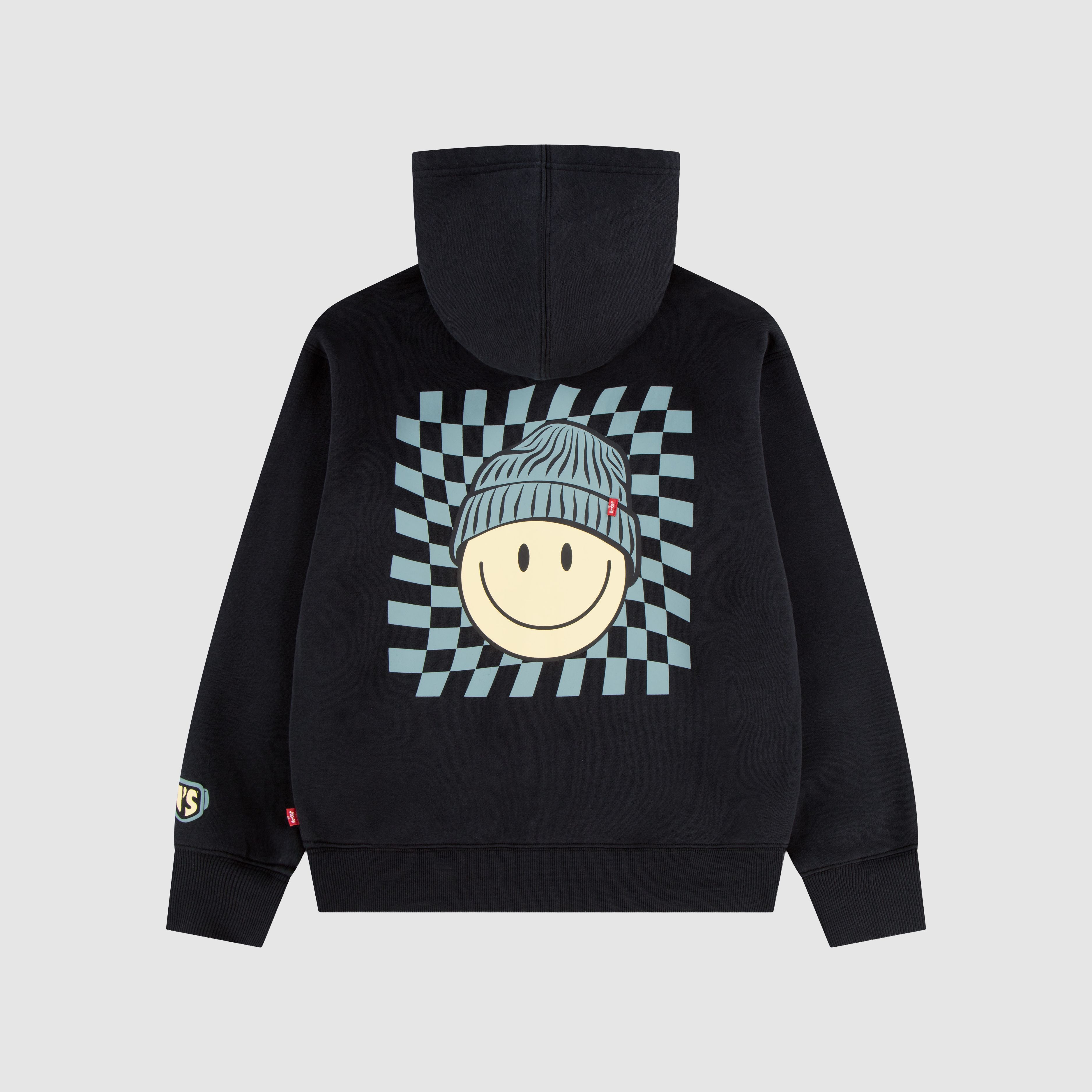 Winter Smiley Hoodie Big Boys 8-20 2