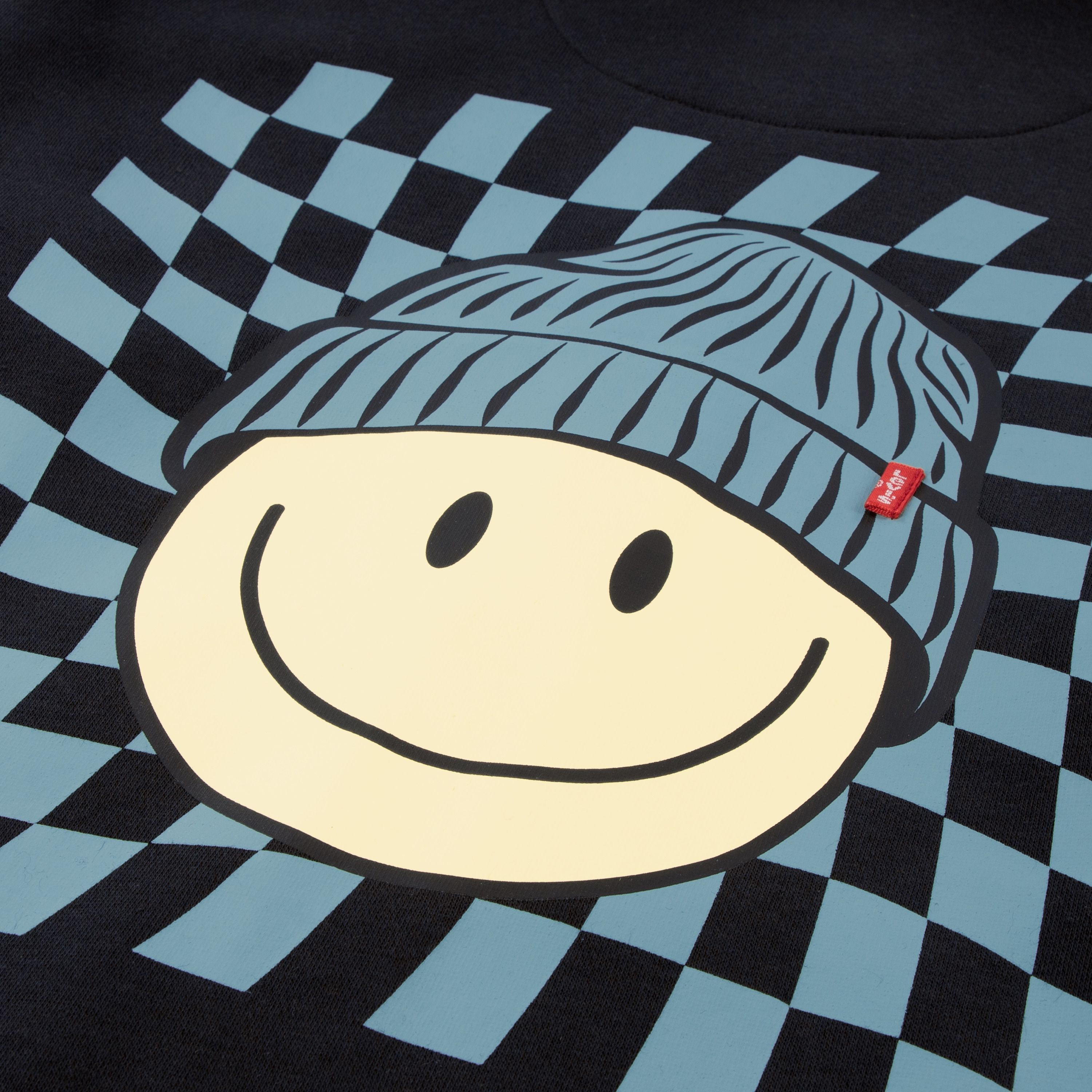 Winter Smiley Hoodie Big Boys 8-20 5