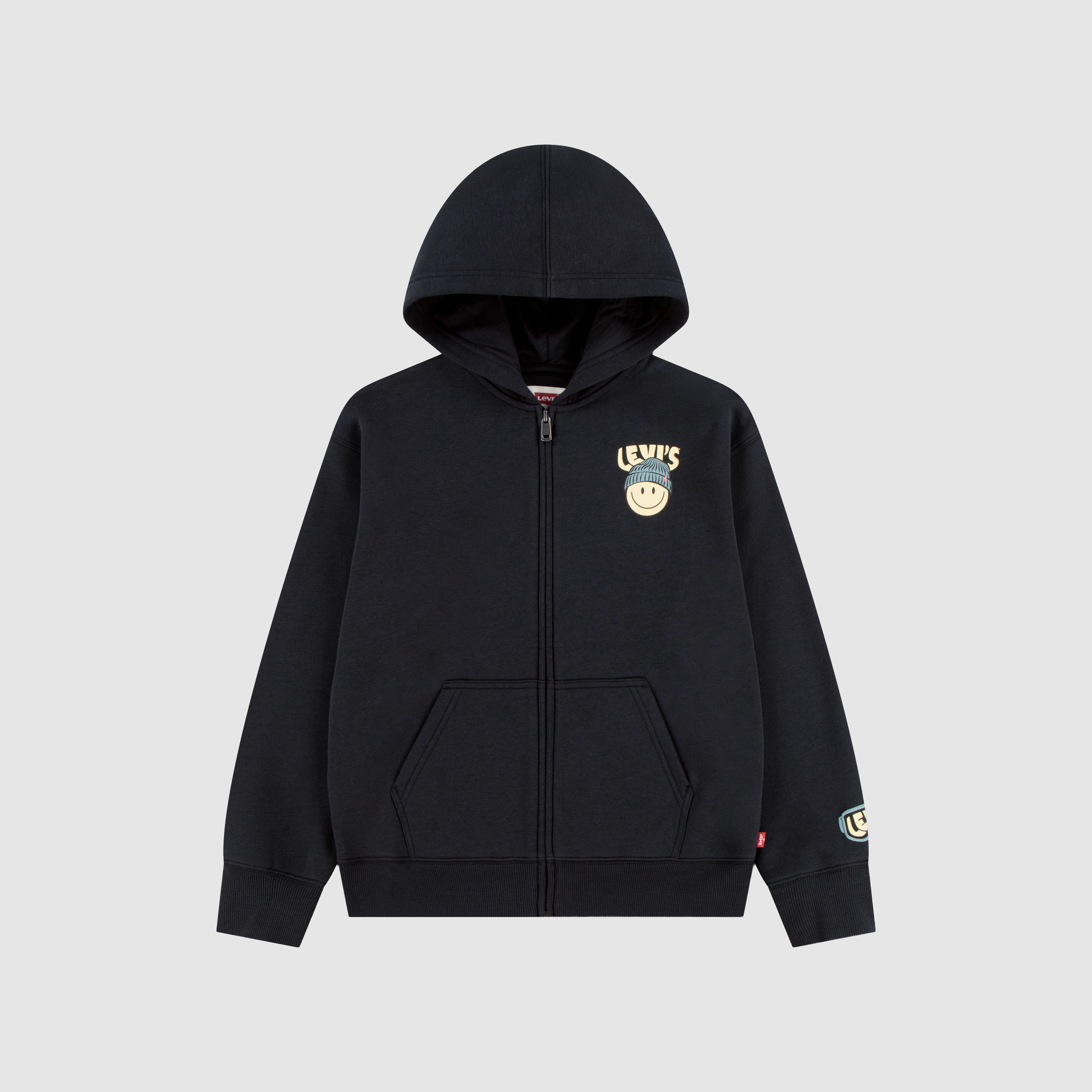 Winter Smiley Hoodie Big Boys 8-20 1