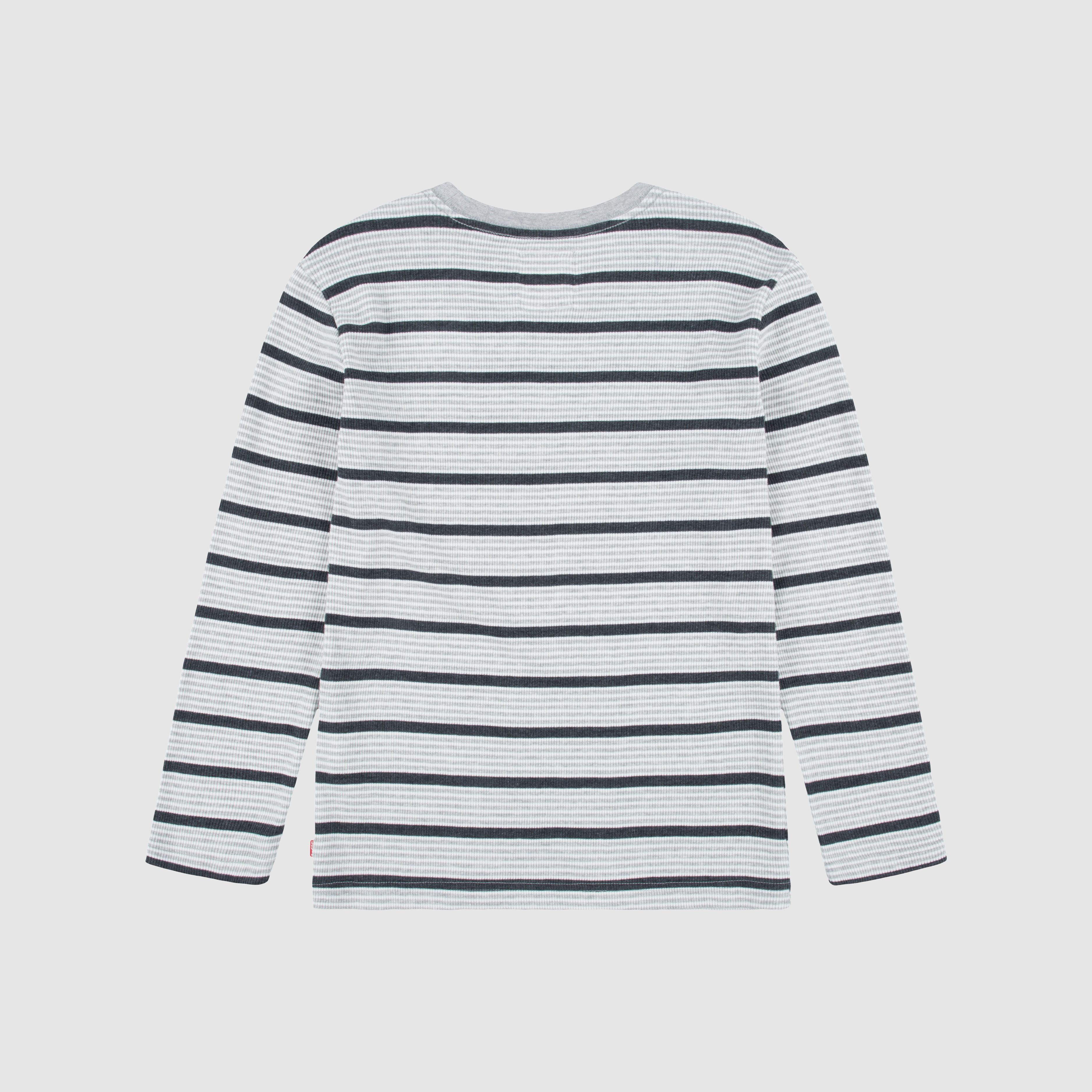 Stripe Thermal Long Sleeve T-Shirt Big Boys 8-20 2