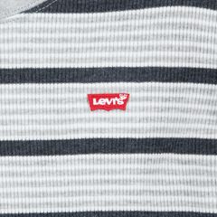 Stripe Thermal Long Sleeve T-Shirt Big Boys 8-20 — Light Grey Heather - Grey 4