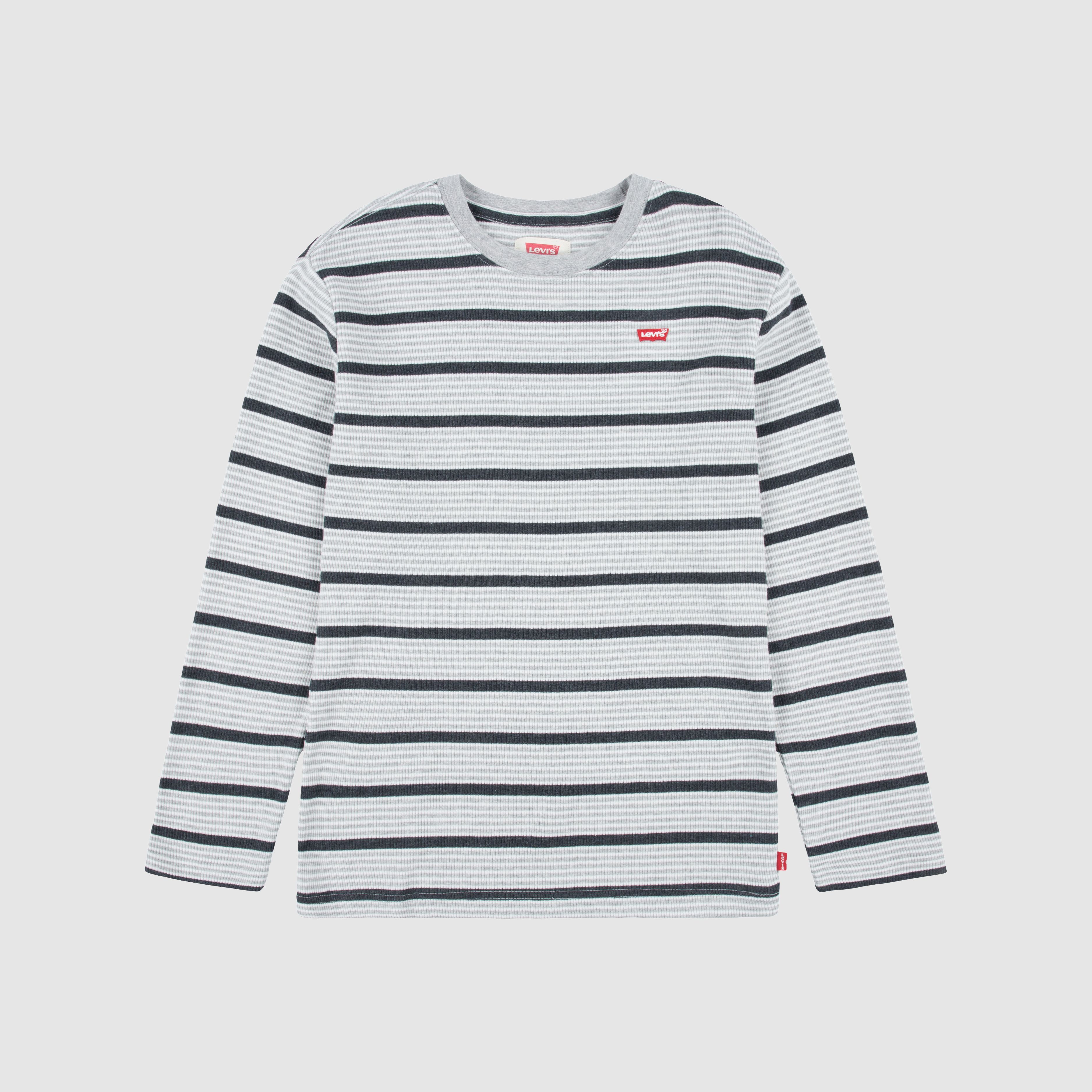 Stripe Thermal Long Sleeve T-Shirt Big Boys 8-20 1